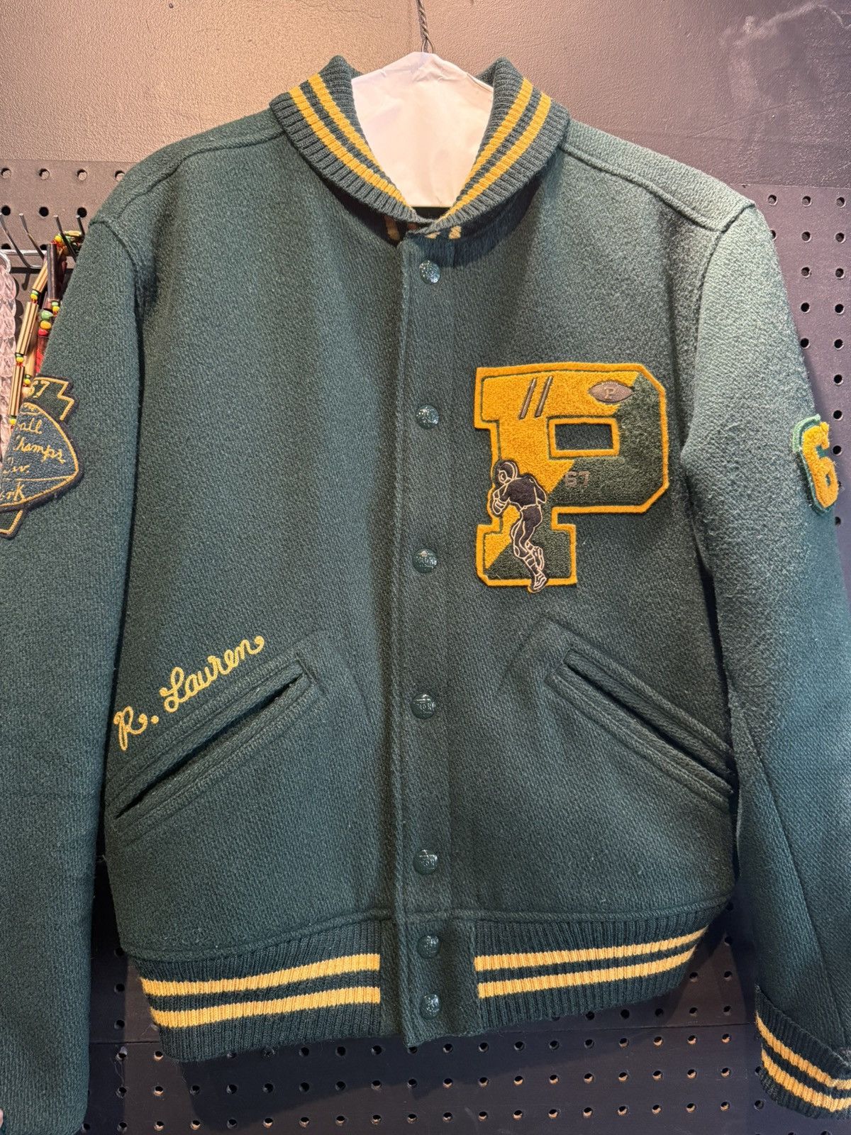 Polo Ralph Lauren Vintage Polo Ralph Lauren size small green bomber jacket Size US S / EU 44-46 / 1 - 1 Thumbnail