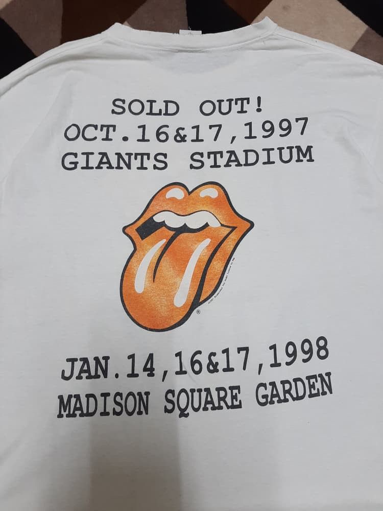 Band Tees Vintage 90s The Rolling Stones Band Limited Pieces Size US XL / EU 56 / 4 - 6 Thumbnail