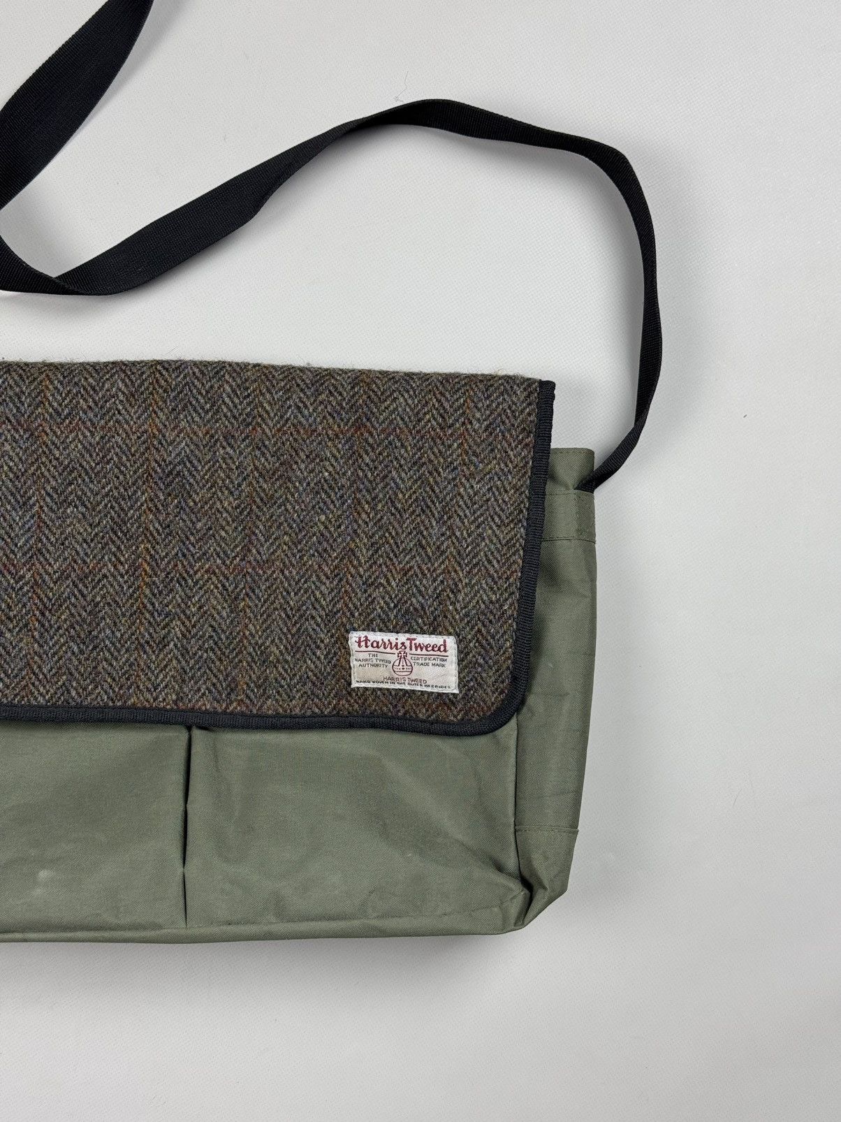 Harris Tweed Harris Tweed Wool Messenger Crossbody Shoulder Bag Size ONE SIZE - 6 Thumbnail