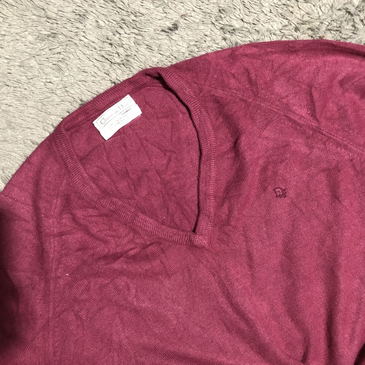 Christian Dior Monsieur × Dior × Vintage Vtg DIOR KNITWEAR small logo Size US L / EU 52-54 / 3 - 2 Thumbnail