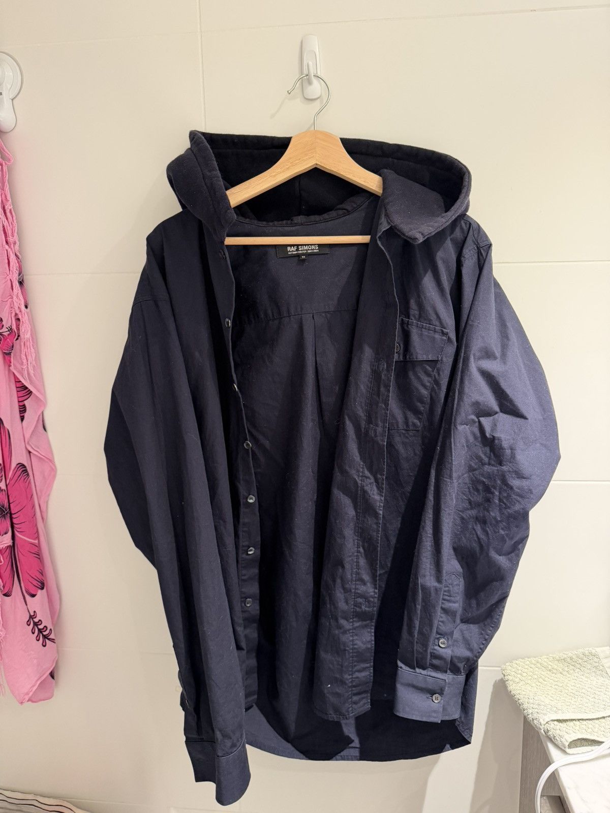 Raf Simons Raf Simons AW 2003-2004 Hooded Button Up Size US M / EU 48-50 / 2 - 2 Thumbnail