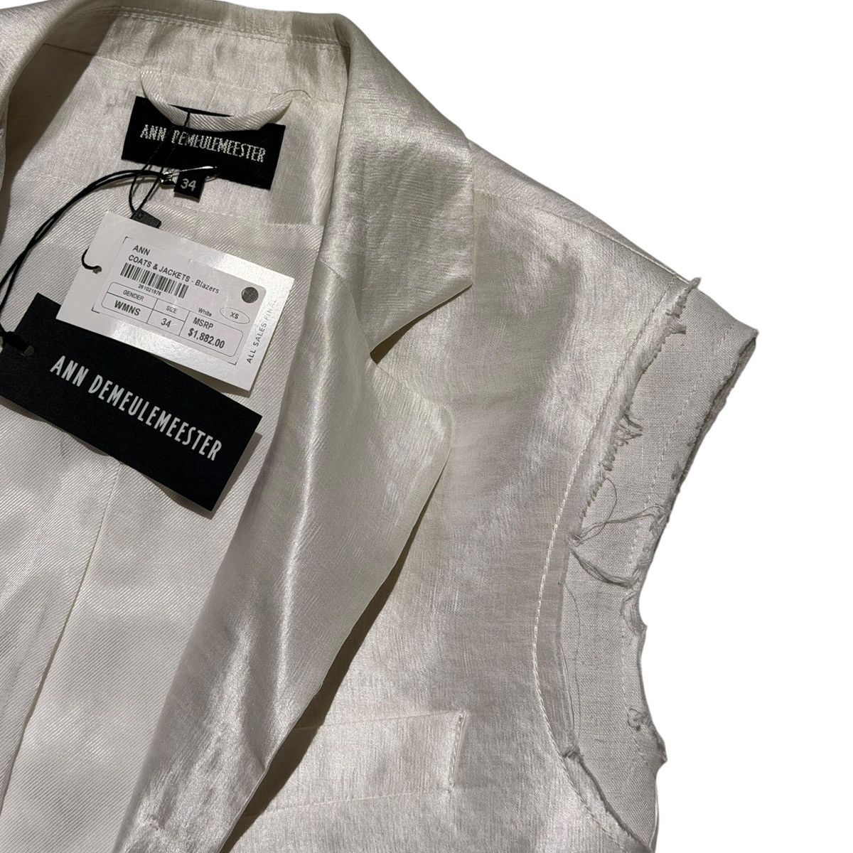 Ann Demeulemeester Frida waistcoat vest Size US XS / EU 42 / 0 - 2 Thumbnail