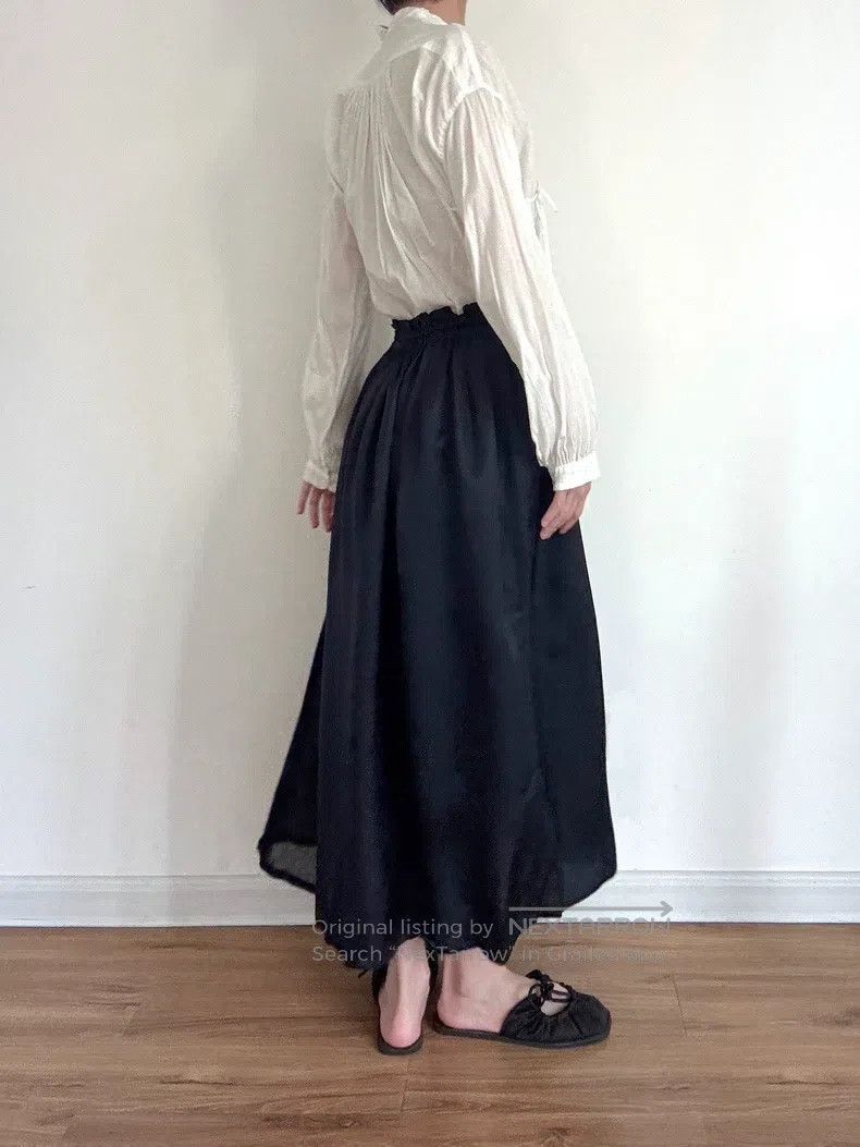 Yohji Yamamoto Yohji Yamamoto Velvet paneled culottes pants Size 25" / US 0 / IT 36 - 2 Thumbnail