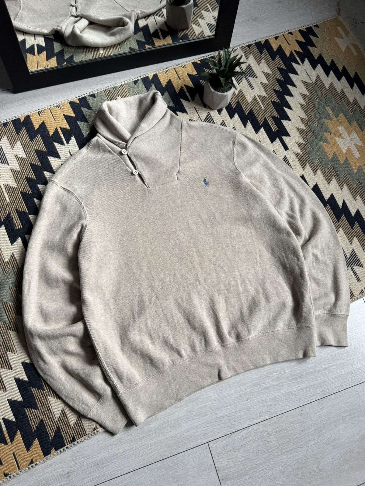 Polo Ralph Lauren Vintage Polo Ralph Lauren 1/3 Sweater Size US L / EU 52-54 / 3 - 2 Thumbnail