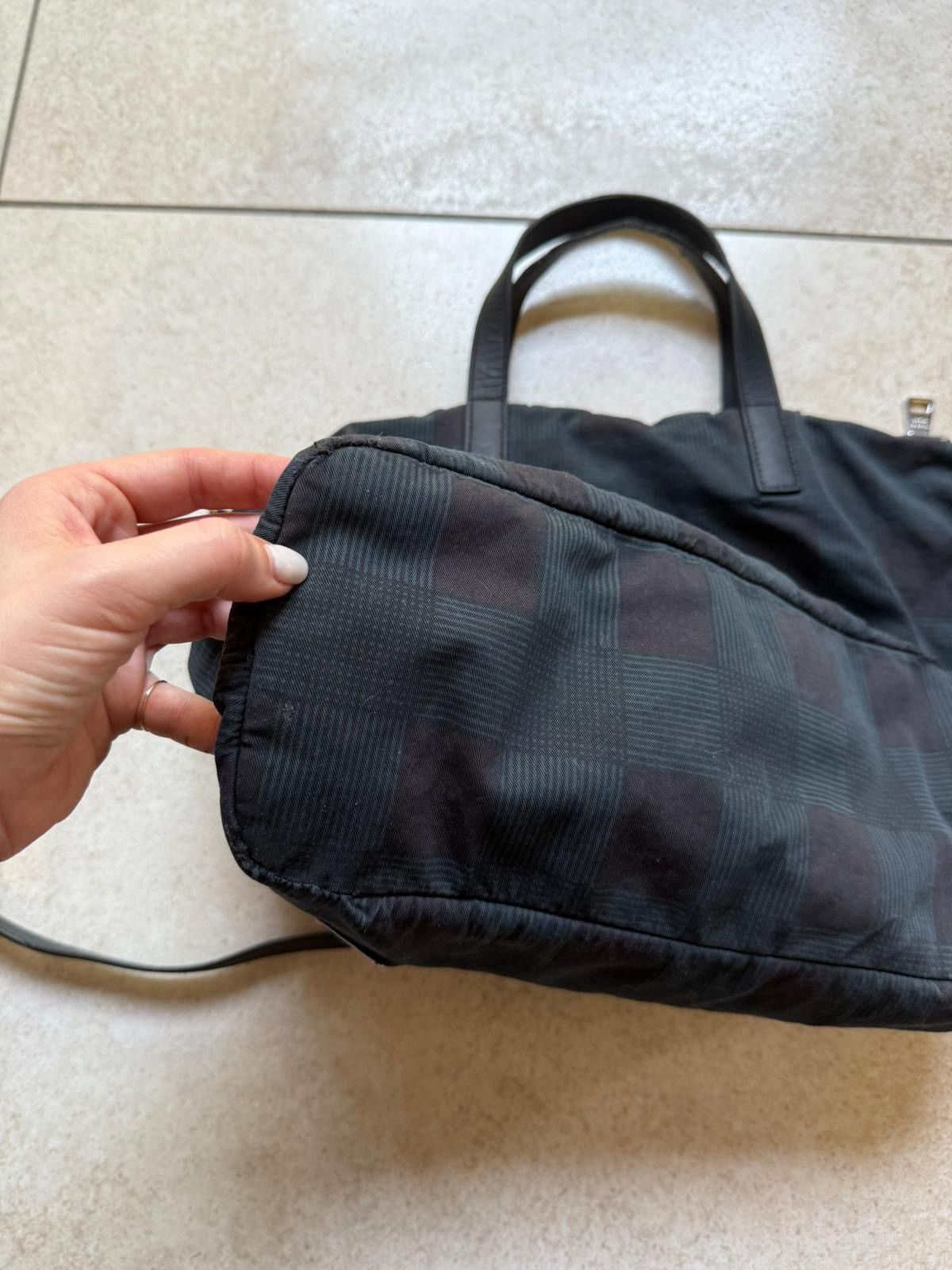 Prada Prada Chess Tote Bag Logo Size ONE SIZE - 12 Thumbnail