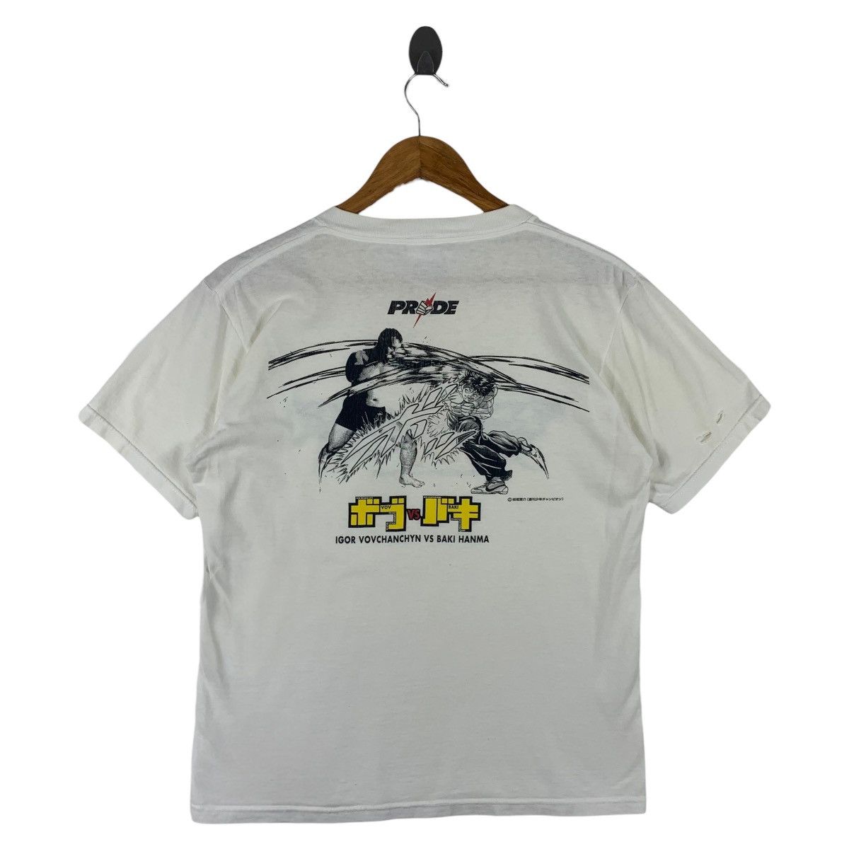 Anime × Japanese Brand Vintage IGOR VOVCHANCHYN X BAKI HANMA Japanese anime tee Size US S / EU 44-46 / 1 - 1 Thumbnail