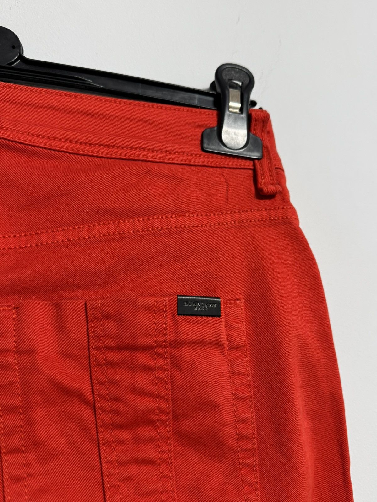 Burberry Burberry Brit Women’s Pants Luxury Red Skinny Size 27" / US 4 / IT 40 - 11 Thumbnail