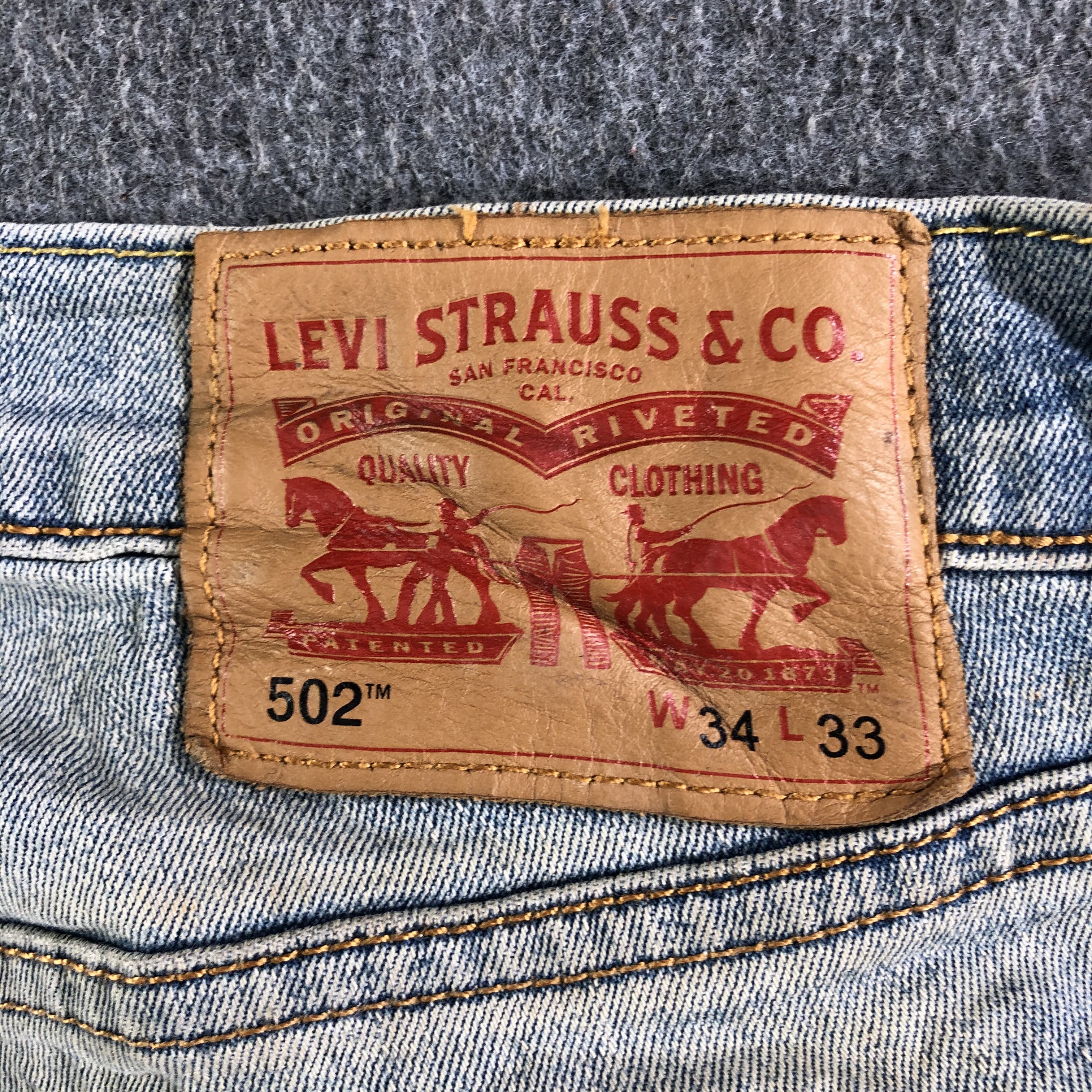 Levi's Vintage Levis 502 Jeans-J3916 Size US 35 - 5 Thumbnail