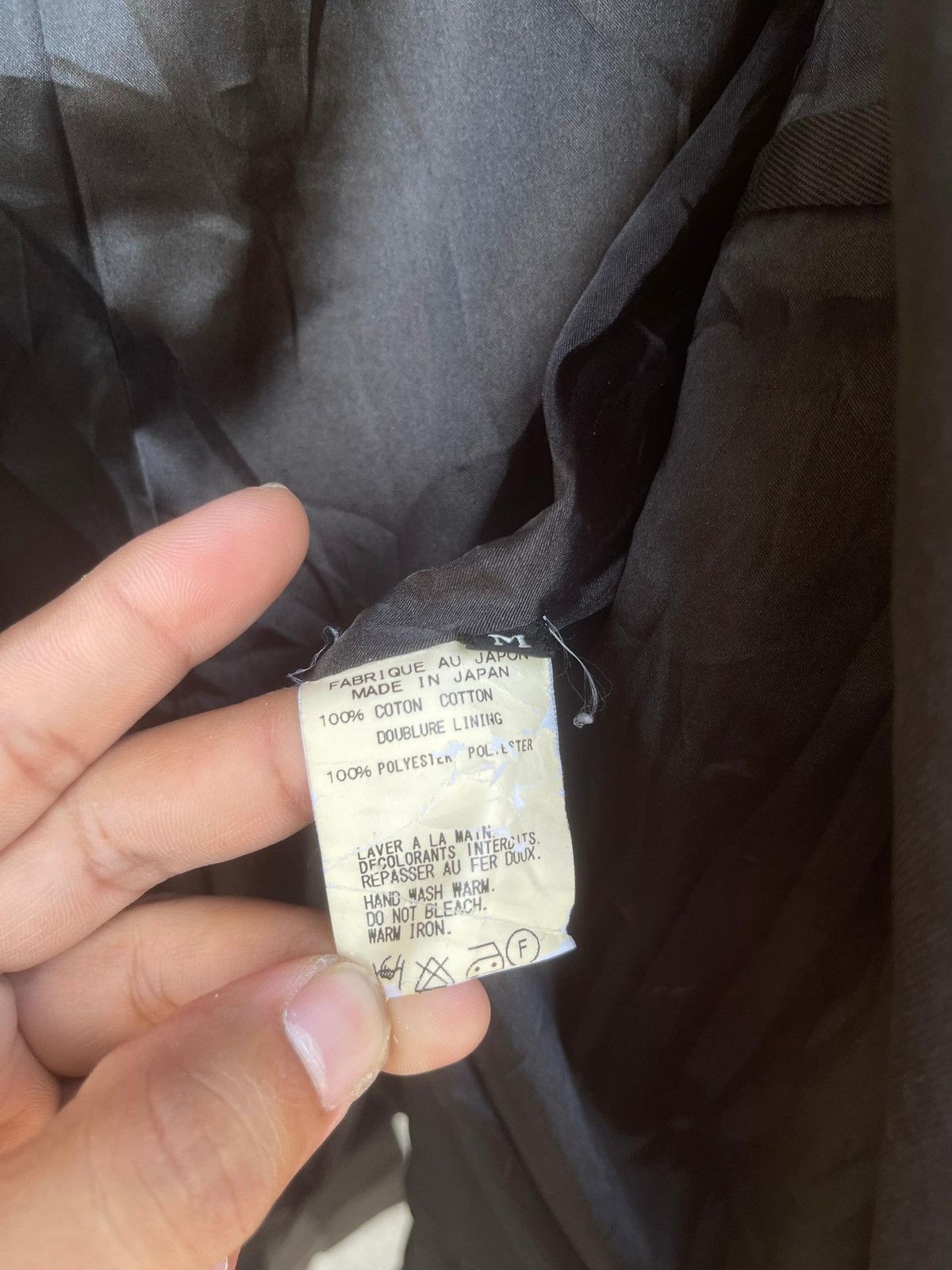 kiryuyrik Kiryuyrik Yohji Yamamoto Butterfly Tag Double Breast Jacket Size US M / EU 48-50 / 2 - 21 Thumbnail