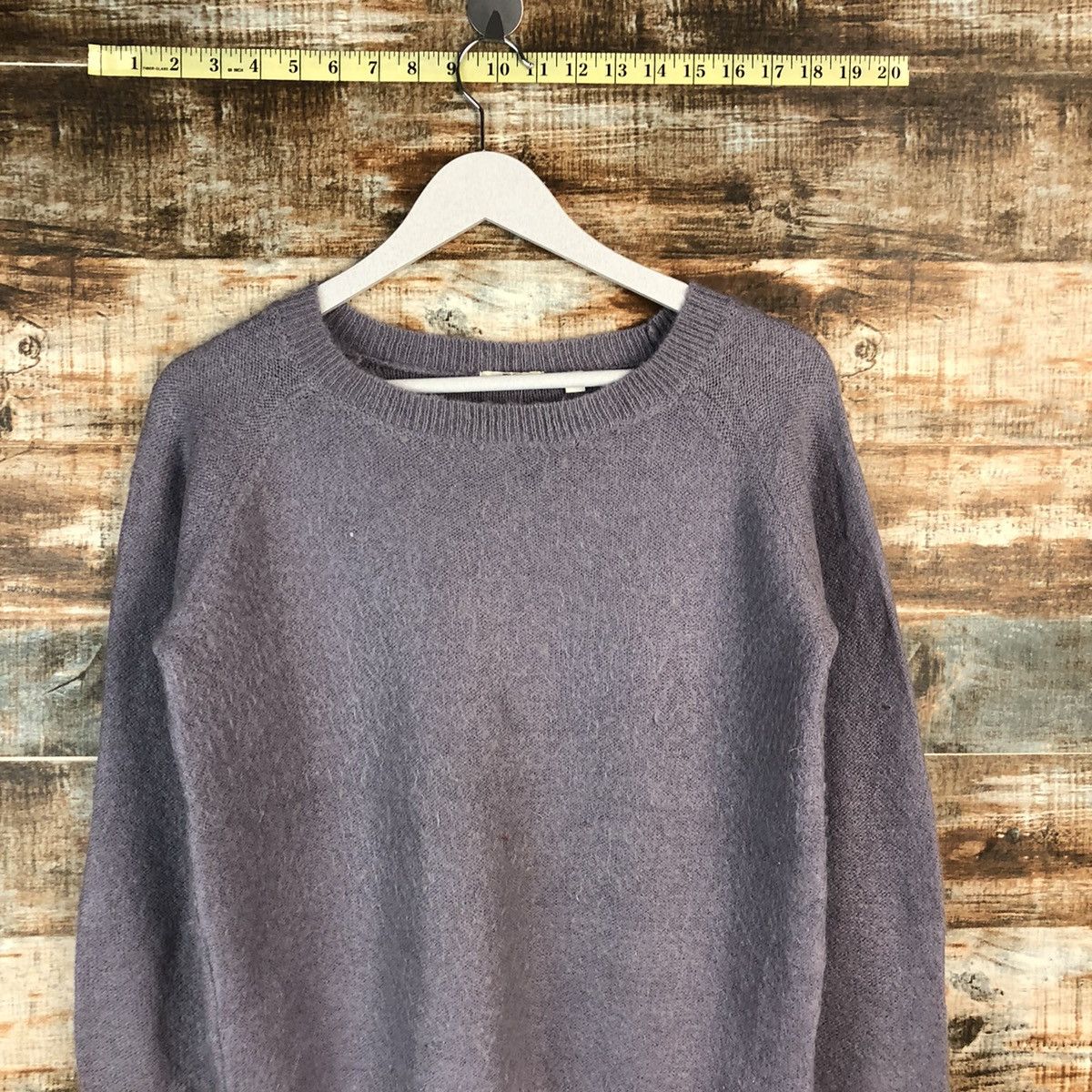 Homespun Knitwear × Japanese Brand × Vintage Uniqlo japan Purple vintage sweatshirt Knitwear #A1546 Size M / US 6-8 / IT 42-44 - 5 Thumbnail