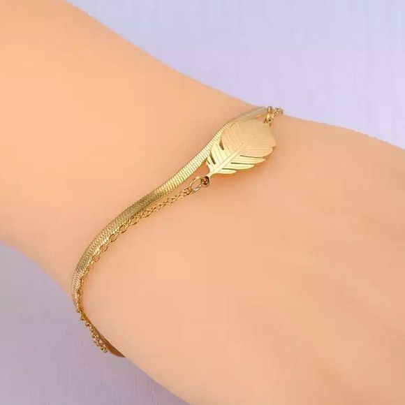 Other Women Stainless Steel Snake Chain Bracelet Size ONE SIZE - 2 Thumbnail