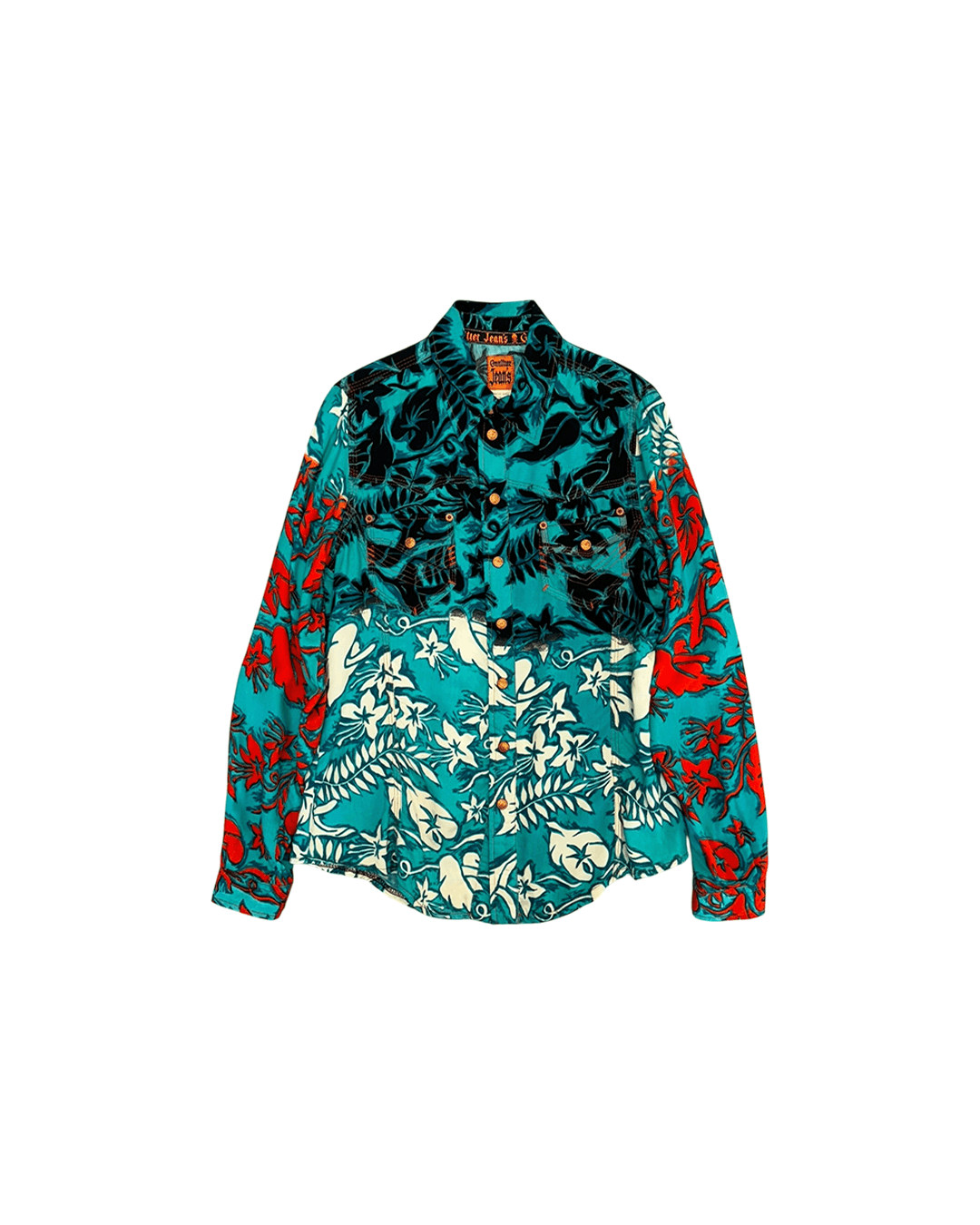 Jean Paul Gaultier Jean Paul Gaultier Jean's 1990s Tropical Pattern Shirt Size M / US 6-8 / IT 42-44 - 1 Thumbnail