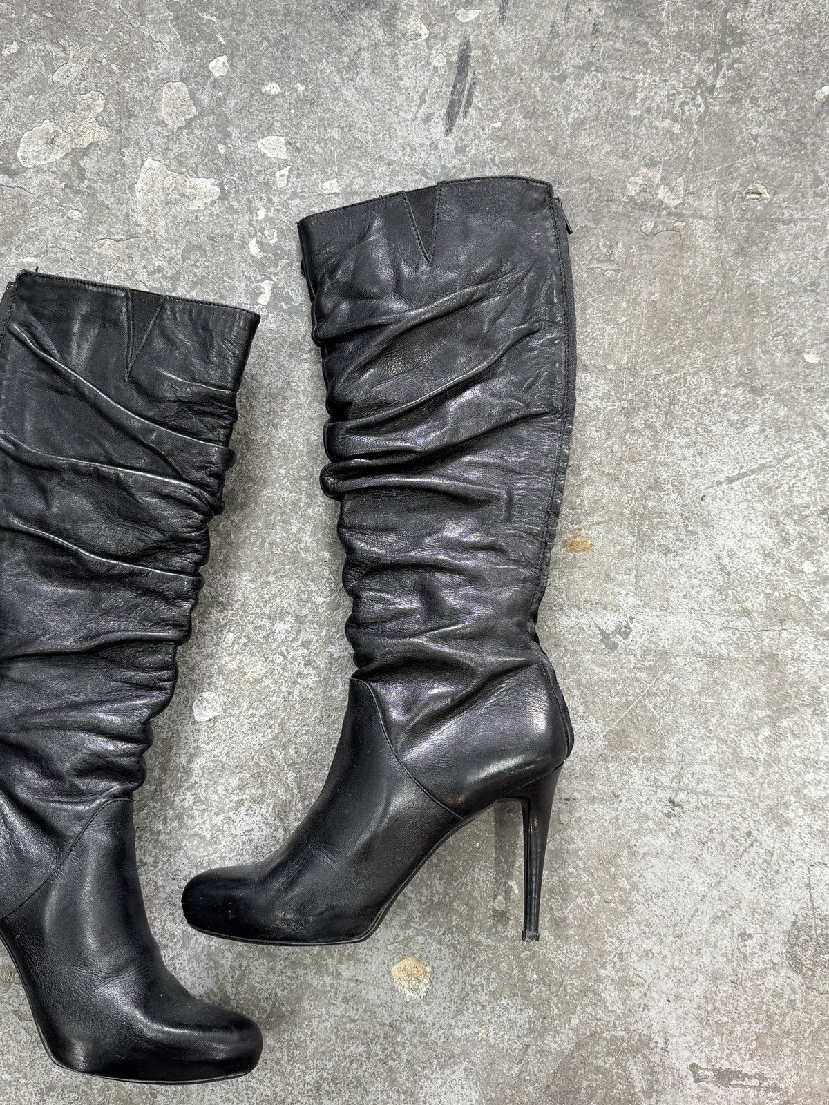 Vintage y2k Archive Real Leather Heels Vintage Size US 9 / IT 39 - 3 Thumbnail