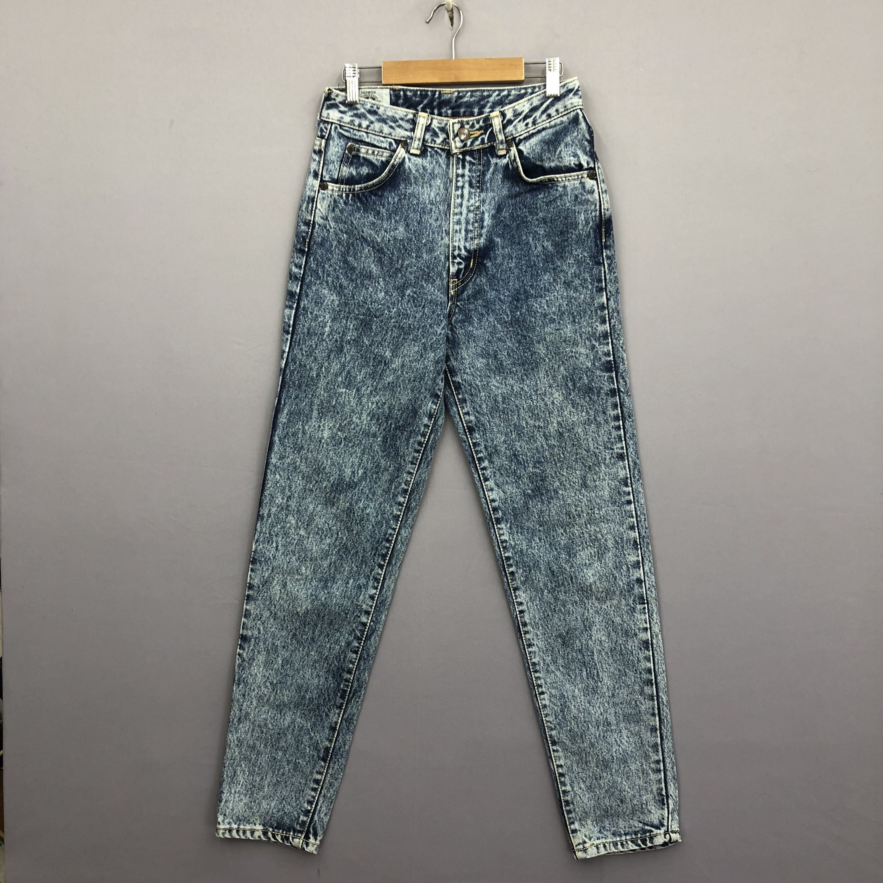 Japanese Brand Vintage 90s Edwin Acid Wash Jeans Japanese Grunge Denim Size 24" / US 00 / IT 34 - 1 Thumbnail