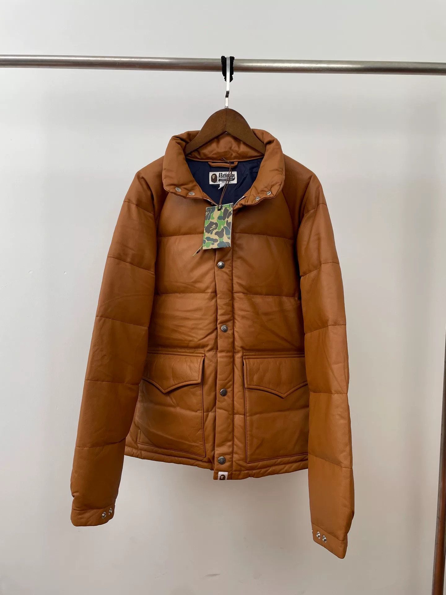 Bape A Bathing Ape Sheepskin Down Jacket Size US L / EU 52-54 / 3 - 1 Thumbnail