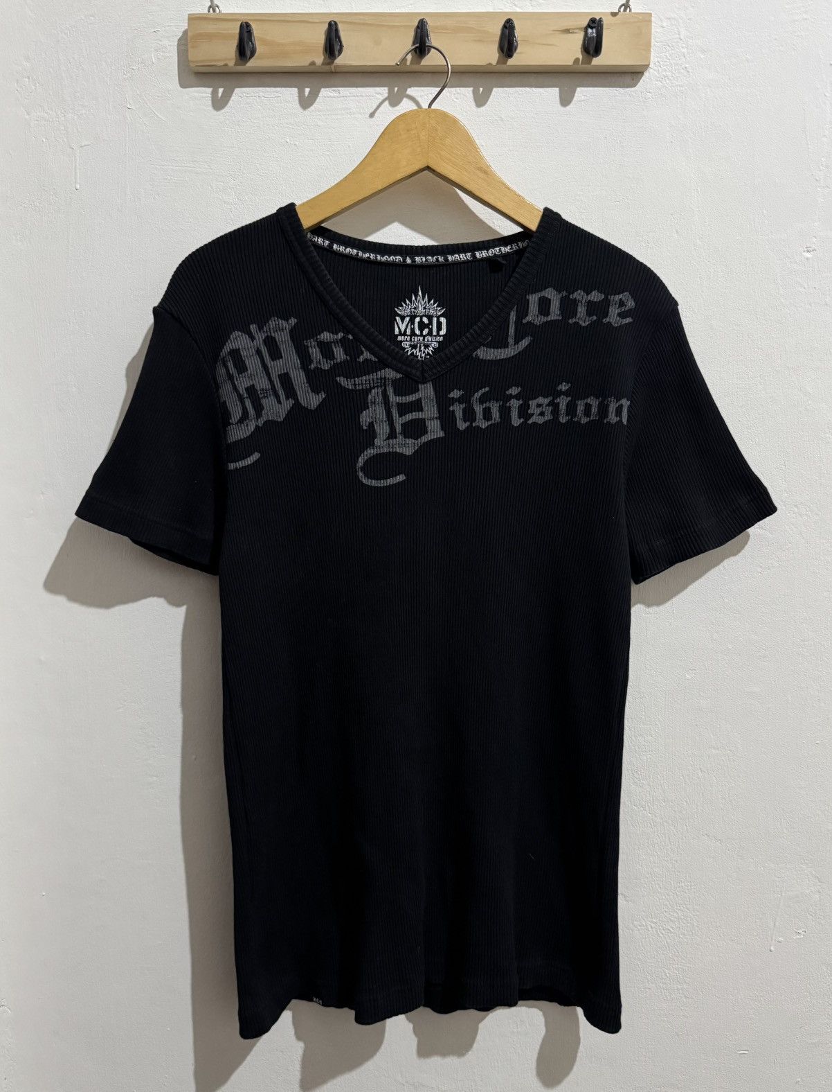 Japanese Brand Y2k M.C.D IFSIXWASNINE POEM VNECK KNIT TSHIRT Size US M / EU 48-50 / 2 - 1 Thumbnail