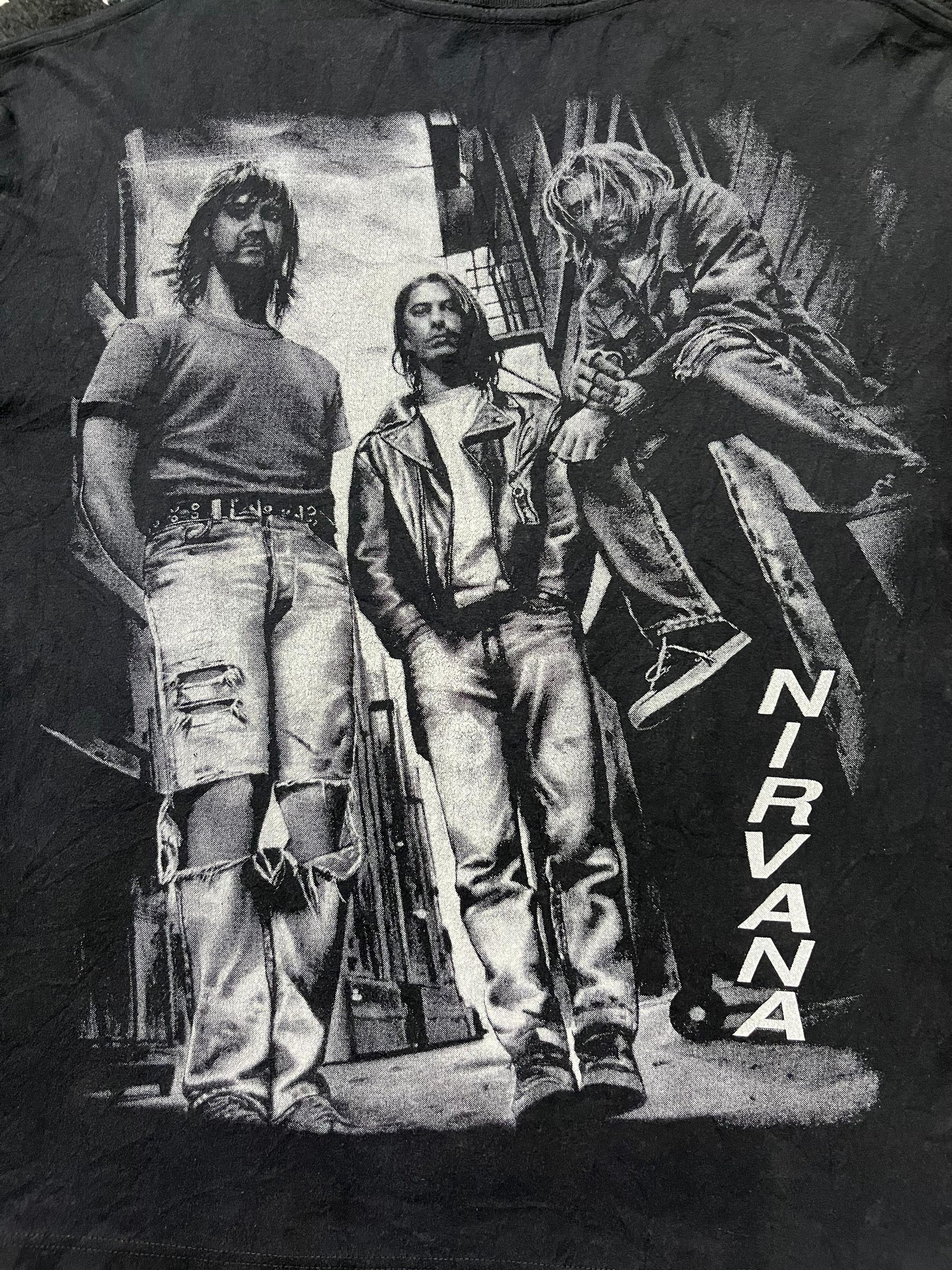 Nirvana Vintage 90s Nirvana Size US M / EU 48-50 / 2 - 5 Thumbnail