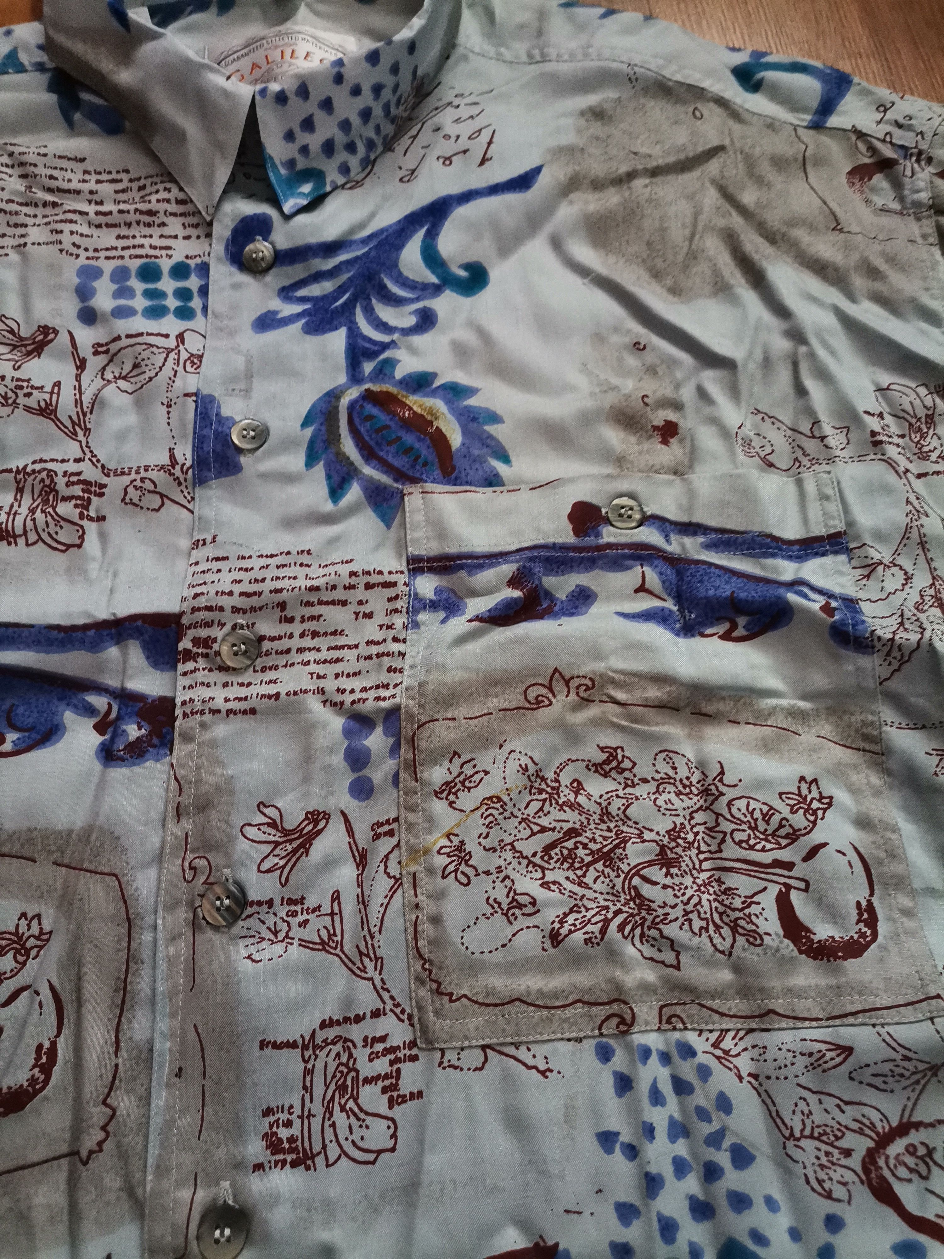 Vintage Vintage Galileo Abstract Shirt Size US XXL / EU 58 / 5 - 2 Thumbnail