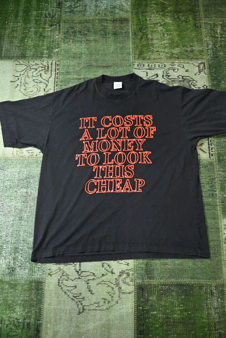 Vetements Vetements 24SS Vetteman red slogan lettering print short s Size US M / EU 48-50 / 2 - 1 Thumbnail