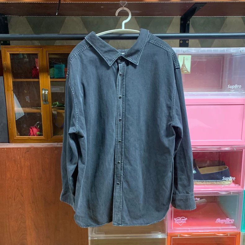 Balenciaga Balenciaga size 34 Denim Shirt Size S / US 4 / IT 40 - 1 Thumbnail