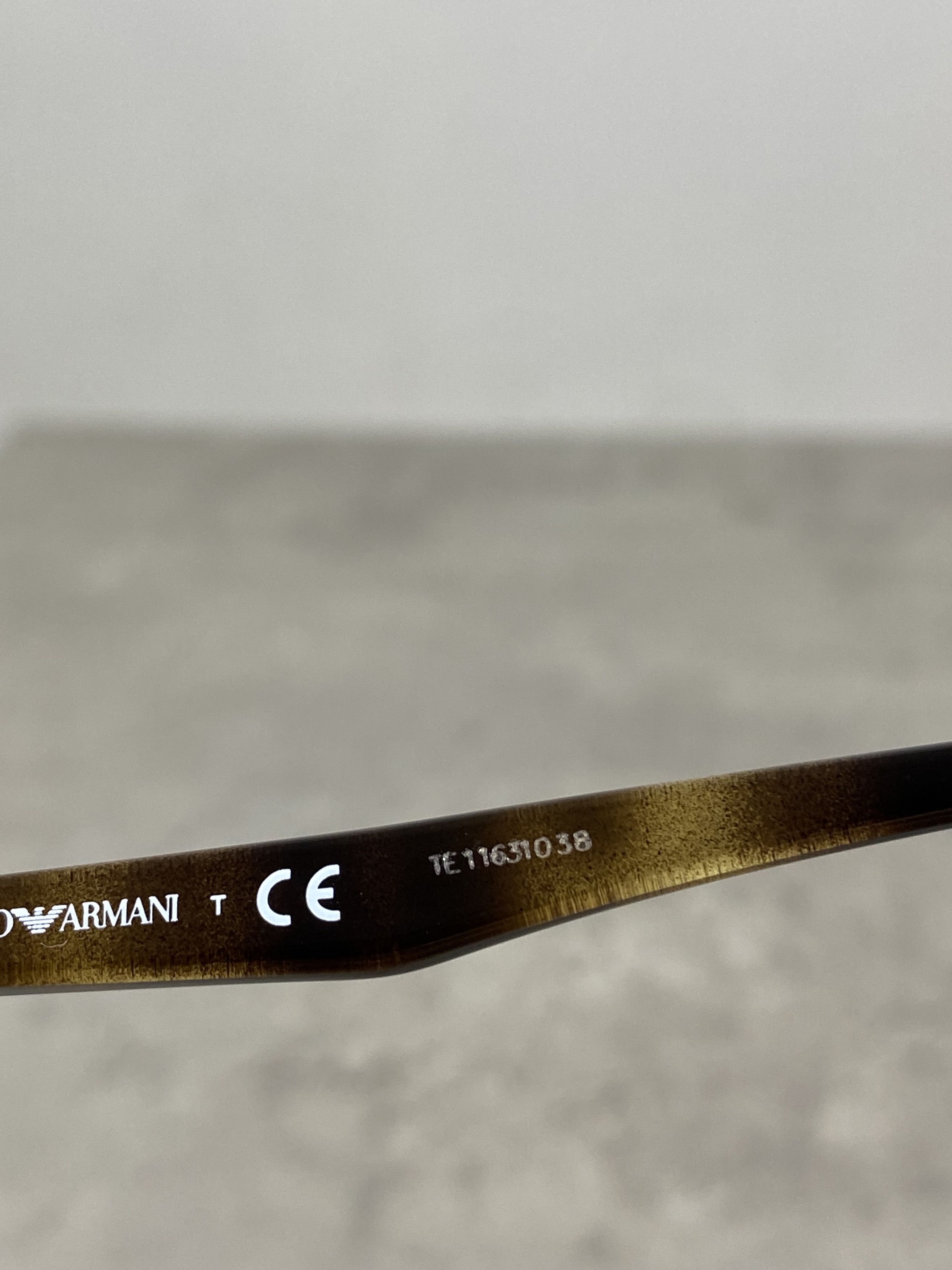 Emporio Armani Emporio Armani Acetate Brown Sunglasses Size ONE SIZE - 7 Thumbnail