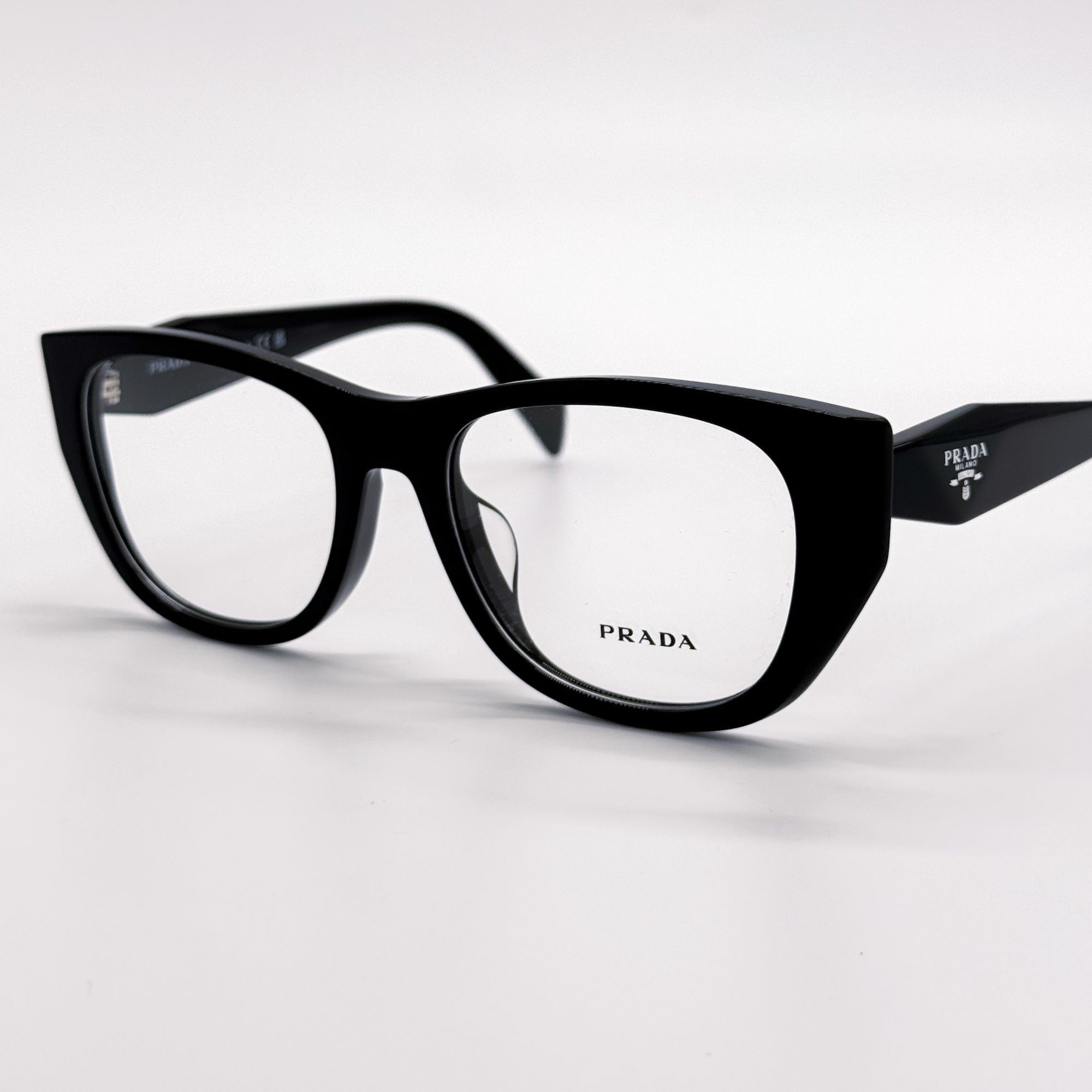 Prada NEW PRADA EYEGLASSES PRA18VF 16K1O1 BLACK PR A18VF, VPR A18V Size ONE SIZE - 3 Thumbnail