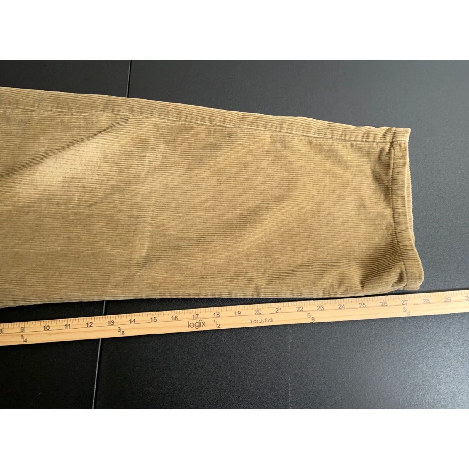 Vintage VTG Vintage Corduroy Pleated Pants - Men’s 32 x 28 - Brown Baggy/Relaxed Fit Chino Style 90s Hipster Retro Bags ZIP Fly Mens 32/28 tag Size US 32 / EU 48 - 6 Thumbnail