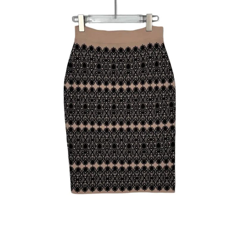 Alexander McQueen Alexander McQueen Brown Wool Midi Skirt 0089 Size 26" / US 2 / IT 38 - 1 Thumbnail