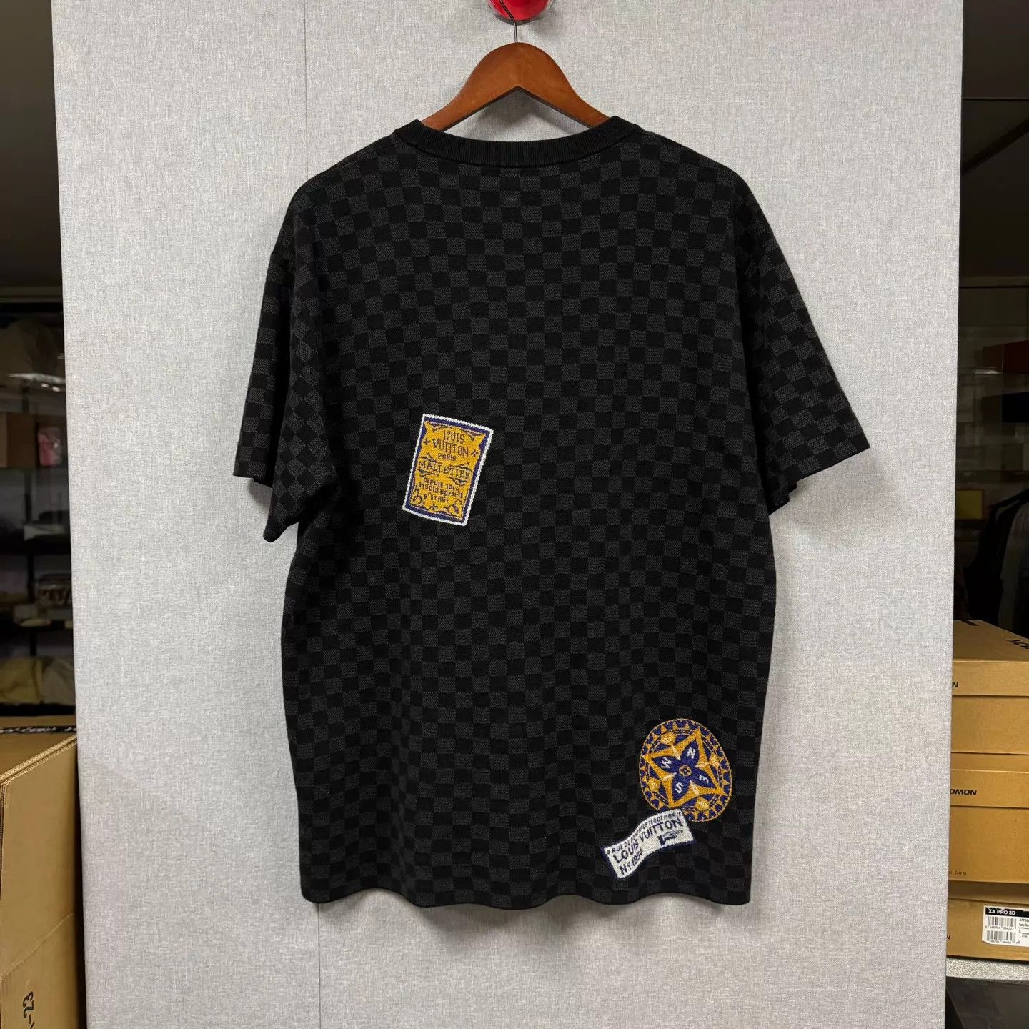 Louis Vuitton LV FW25 Monogram Check Knit Short L Like New Worn Size US L / EU 52-54 / 3 - 2 Thumbnail