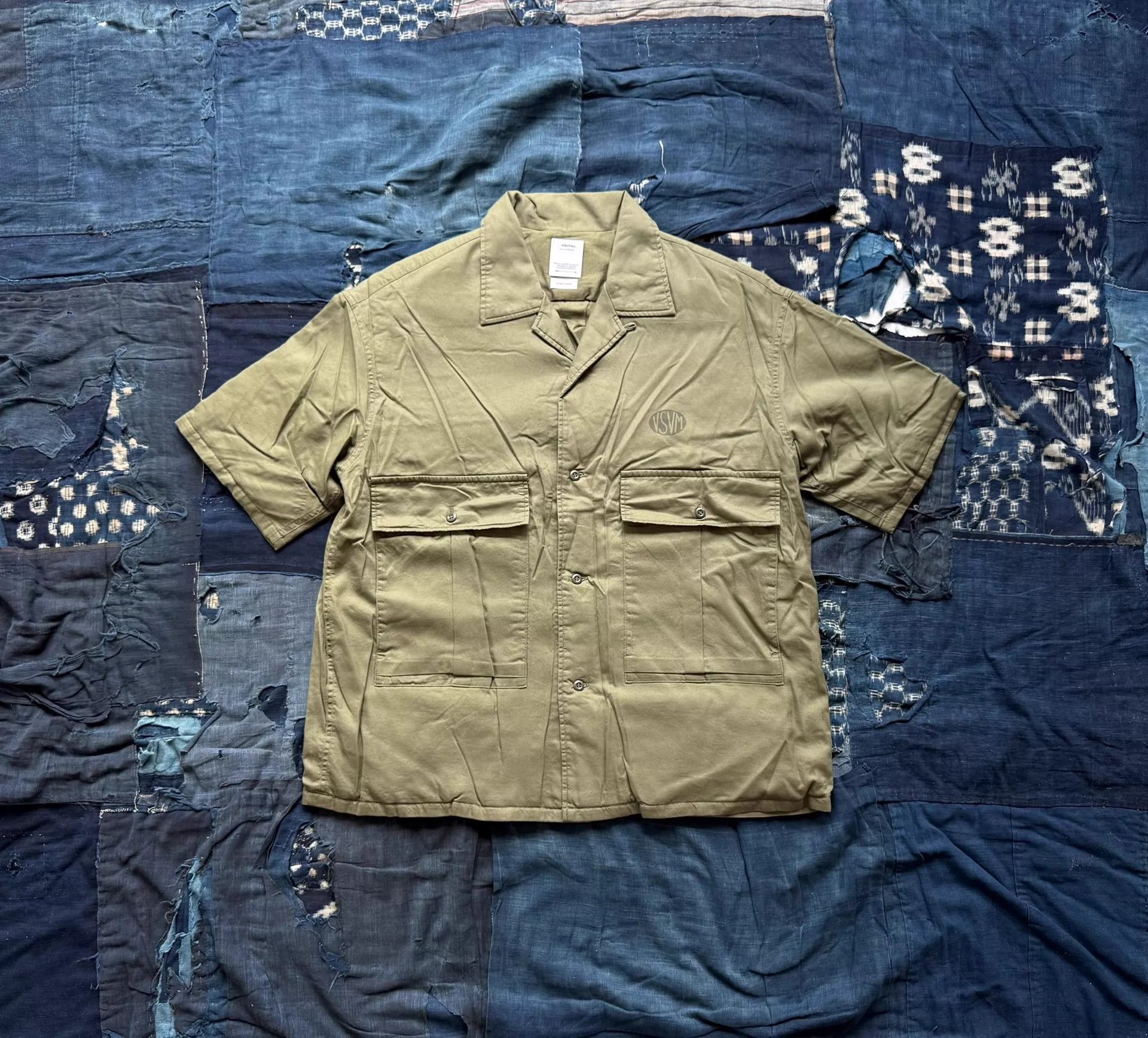 Visvim VISVIM 24SS Cornet Down Shirt S/S Olive 3 Size US L / EU 52-54 / 3 - 1 Thumbnail