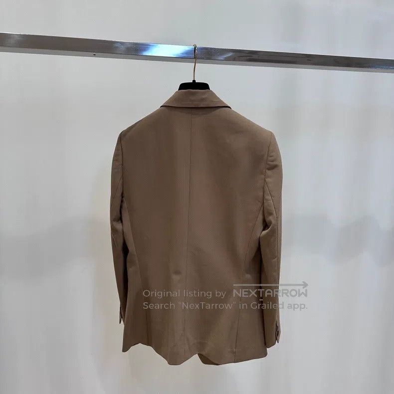 Brunello Cucinelli Brunello Cucinelli Khaki Blazer Size S / US 4 / IT 40 - 2 Thumbnail