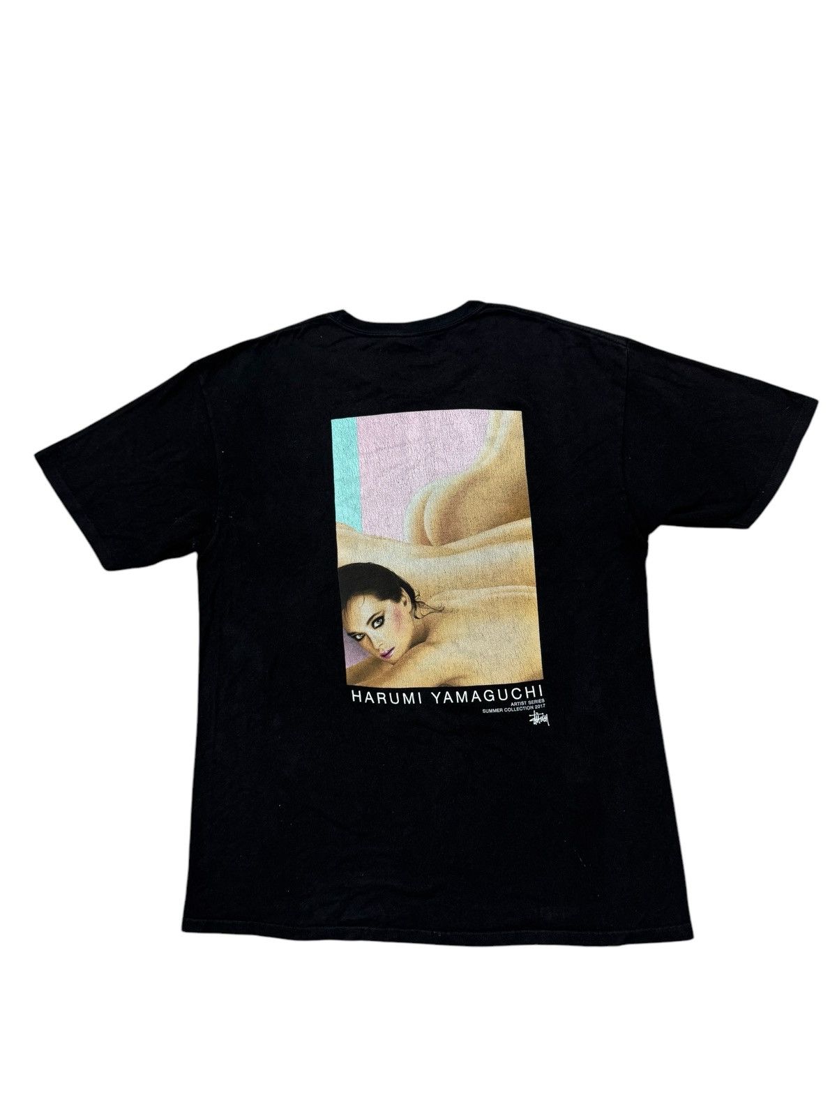 希少 stussy ステューシー i-D magazine コラボ Tシャツ 春 楽天市場】ステューシー STUSSY Tシャツ 半袖 メンズ Harumi  Yamaguchi Girl コラボ(stussy×Harumi Yamaguchi tee ティーシャツ T-SHIRTS カットソー トップス  山口はるみ Wネーム メンズ・男性用 1904096 ... STUSSY Harumi Yamaguch コラボ ステューシー 山口はるみ