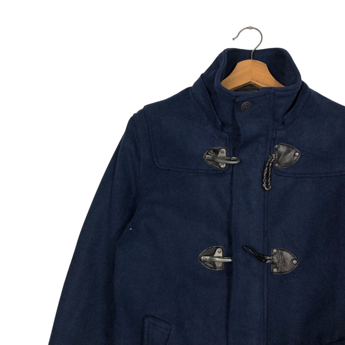 In The Attic 📌Vintage Biker Wool Jacket Duffle In The Attic Punk Design Size US M / EU 48-50 / 2 - 8 Thumbnail