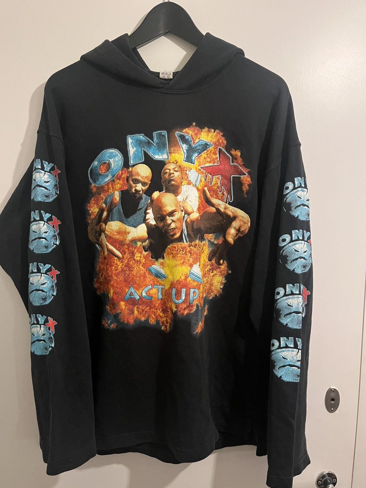 Vintage Vintage 90s Onyx rap tee hoodie Size US L / EU 52-54 / 3 - 1 Thumbnail