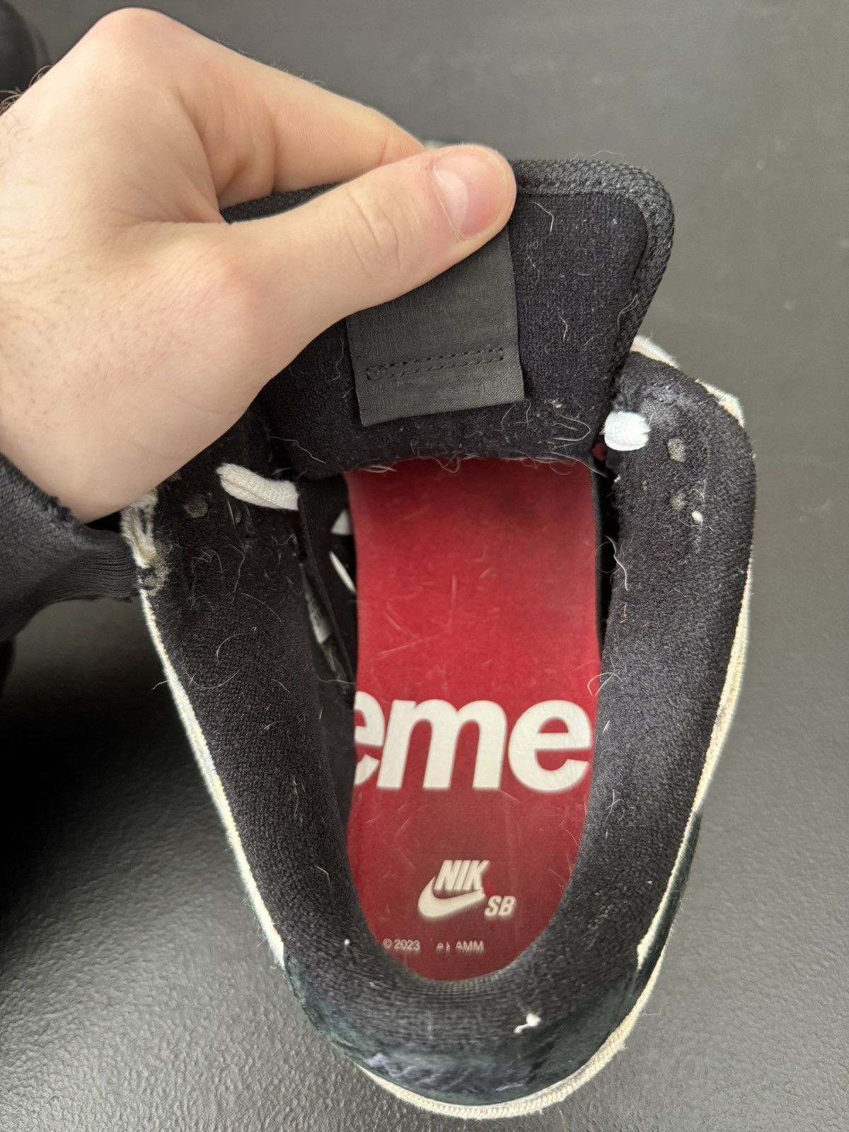 Nike × Supreme Nike SB Dunk Low Supreme Rammellzee Size US 11.5 / EU 44-45 - 12 Thumbnail