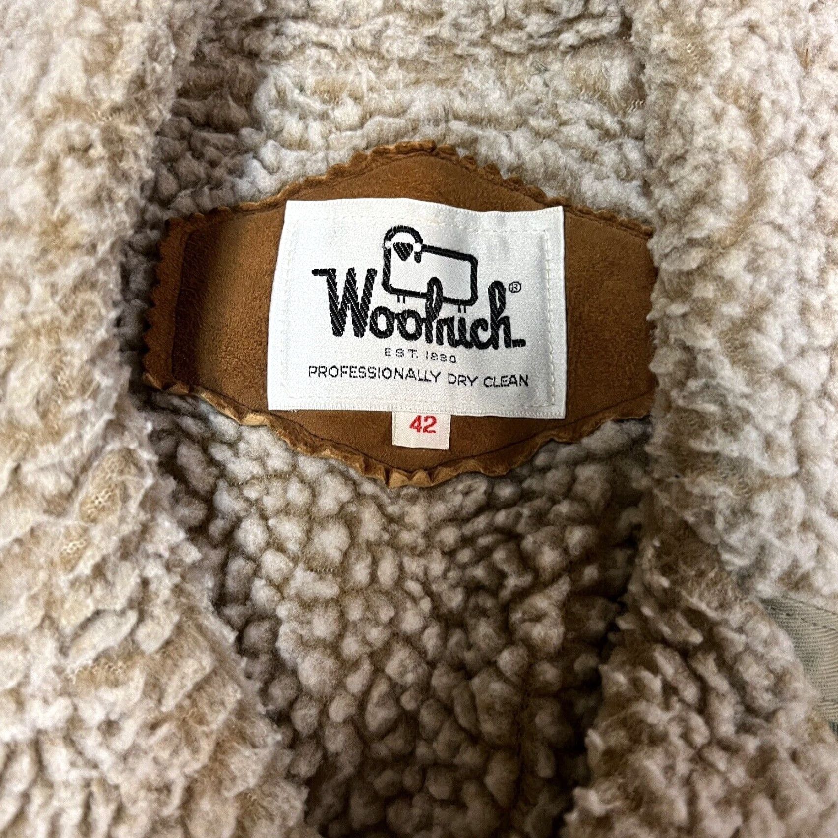 Vintage VINTAGE Woolrich Sherpa Lined Jacket Mens 42 Workwear Casual Winter Overcoat Size US XS / EU 42 / 0 - 4 Thumbnail