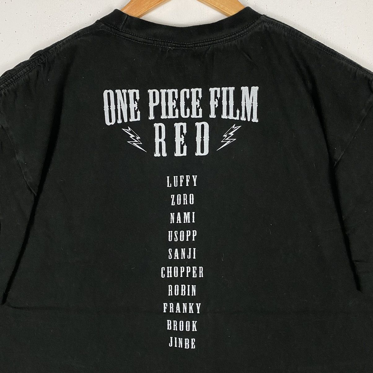 Anime ONE PIECE FILM RED 2022 MOVIE ANIME TEE Size US XL / EU 56 / 4 - 9 Thumbnail