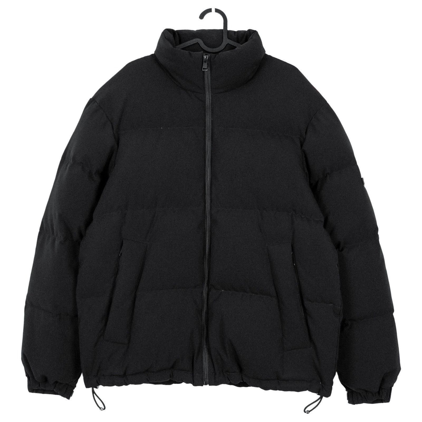 Sandro Sandro Paris Matte Black Sleeve Logo Down Puffer Jacket Size US XL / EU 56 / 4 - 1 Thumbnail