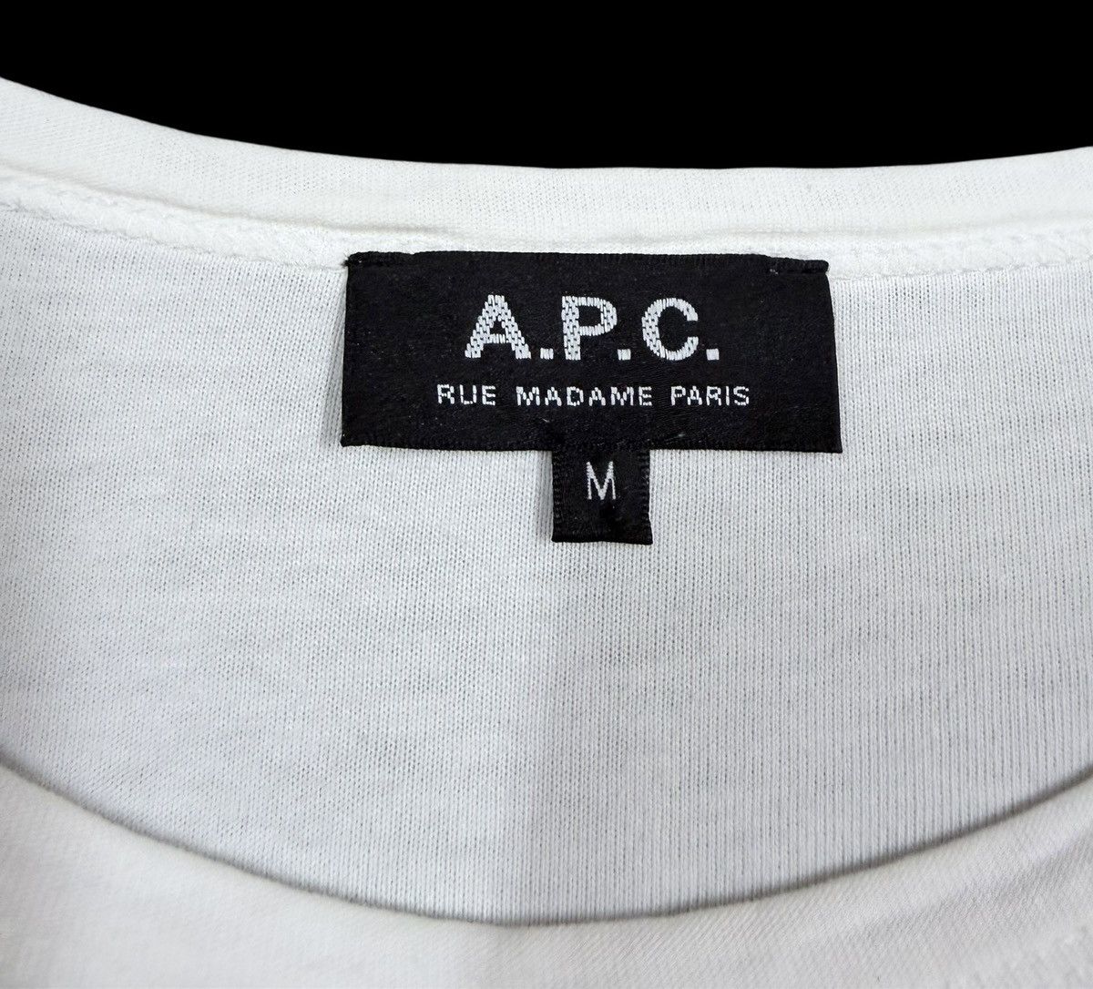 A.P.C. A.P.C Stripe Trim T-Shirt Size US M / EU 48-50 / 2 - 7 Thumbnail