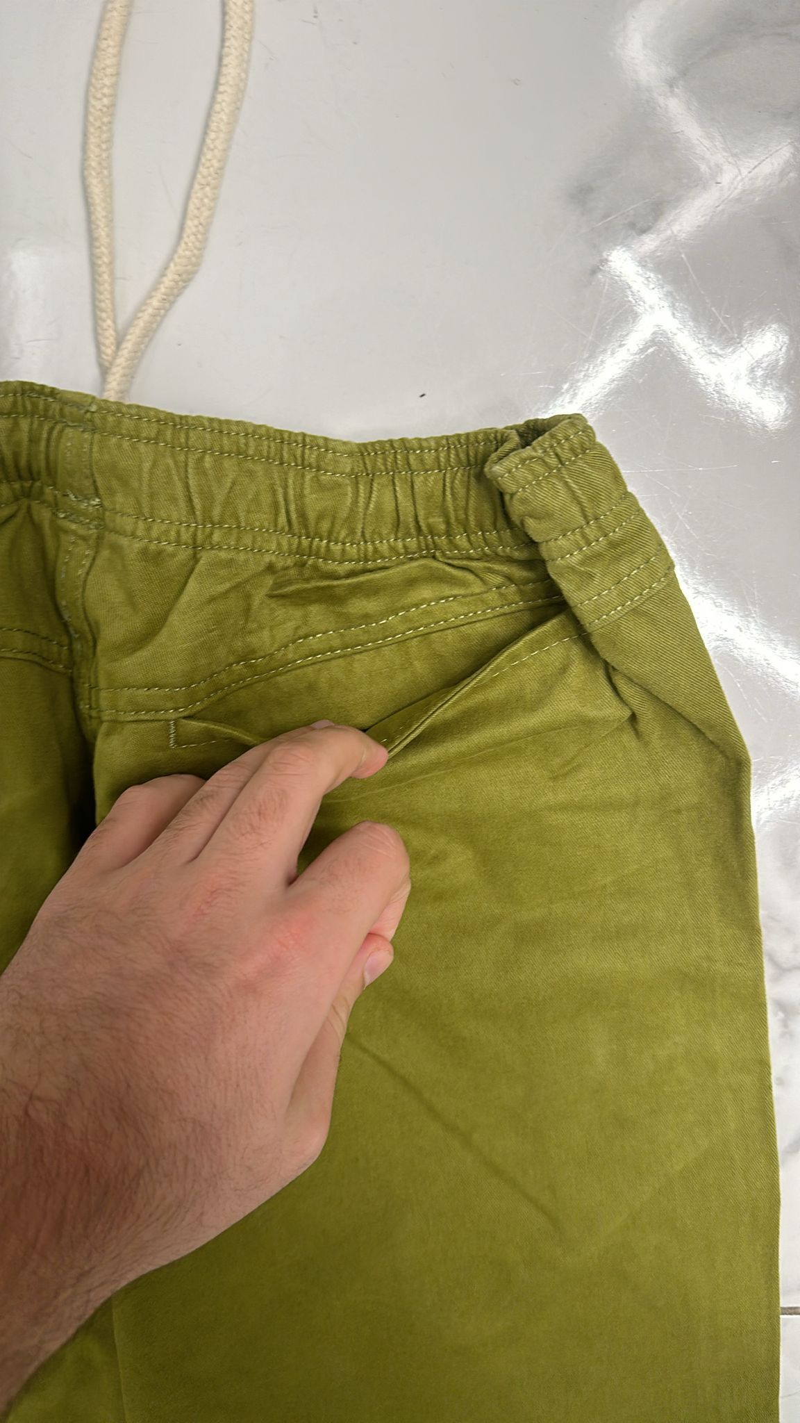 Stussy × Vintage Stüssy Brushed Beach Pant 'Bright Olive' Size Small Size US 30 / EU 46 - 5 Thumbnail