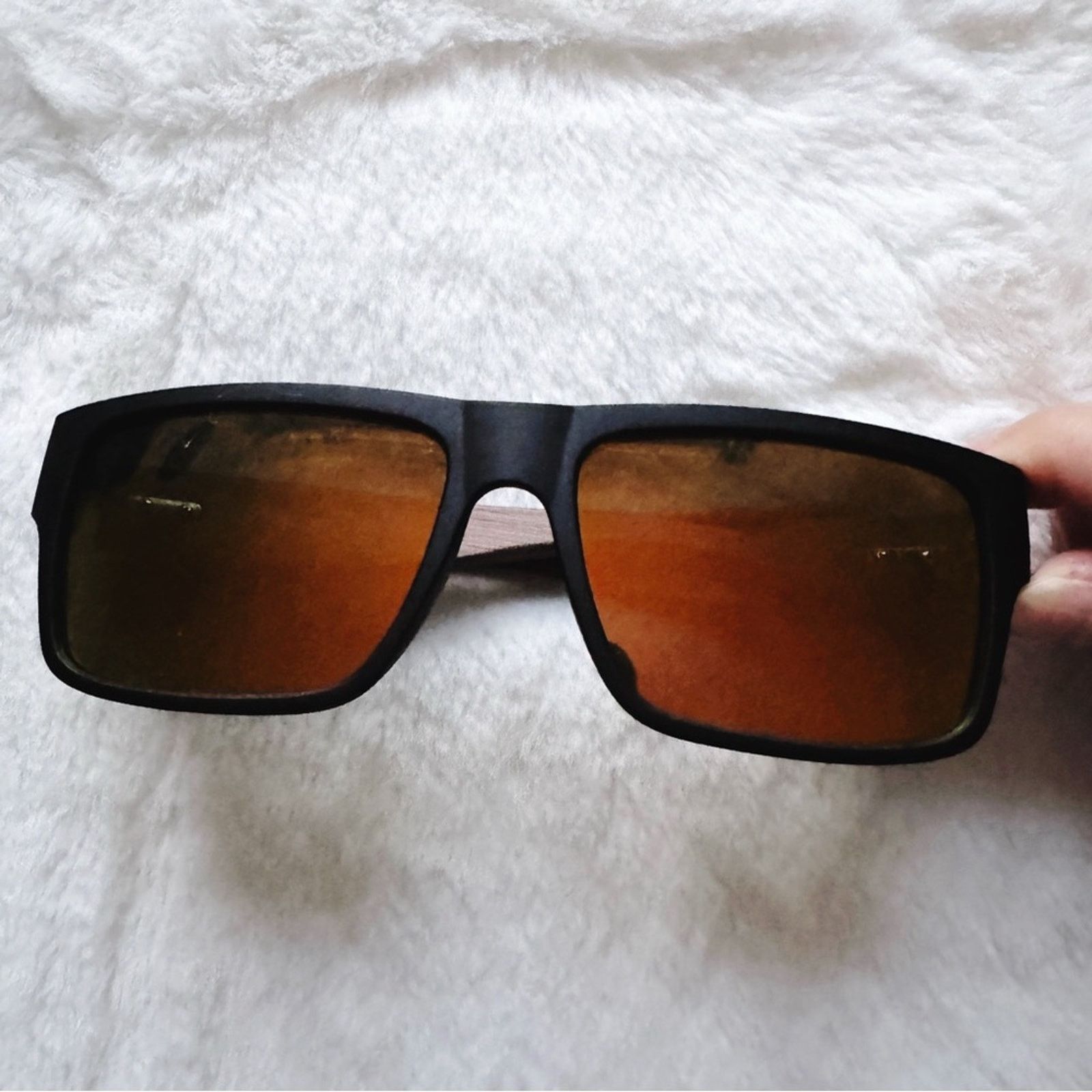 Other Jensen Orange & Dark Wood Sunglasses Size ONE SIZE - 1 Thumbnail