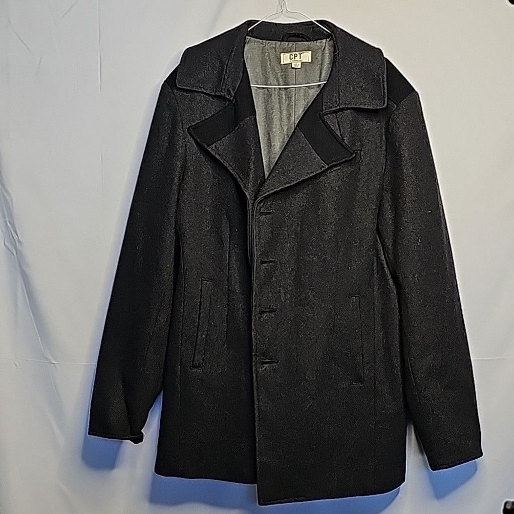 Cockpit USA CockPit USA gray WOOL button up winter coat jacket sz Large Size US L / EU 52-54 / 3 - 1 Thumbnail
