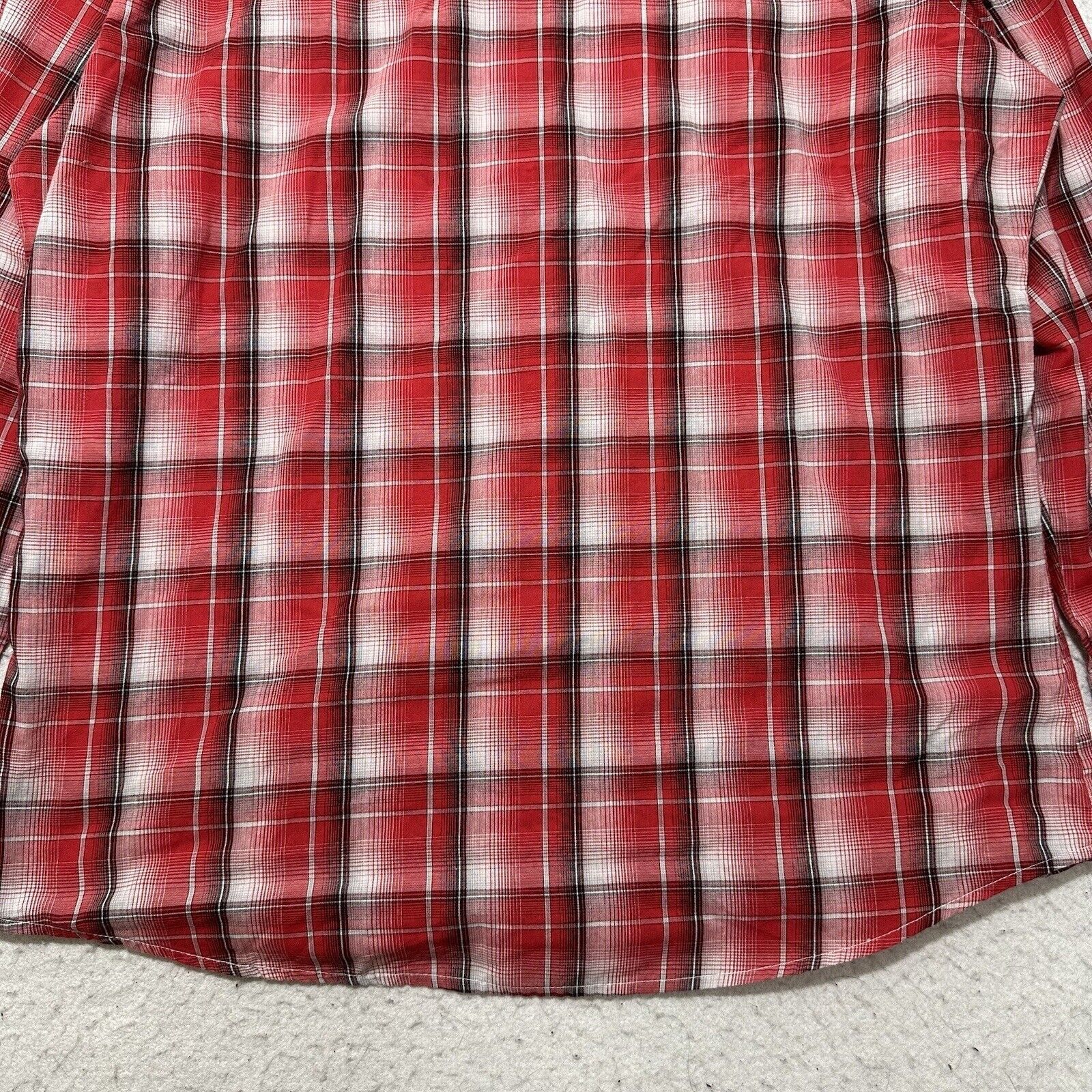 Wrangler Wrangler Large Pearl Snap Button Down Shirt Plaid Western Size US L / EU 52-54 / 3 - 11 Thumbnail