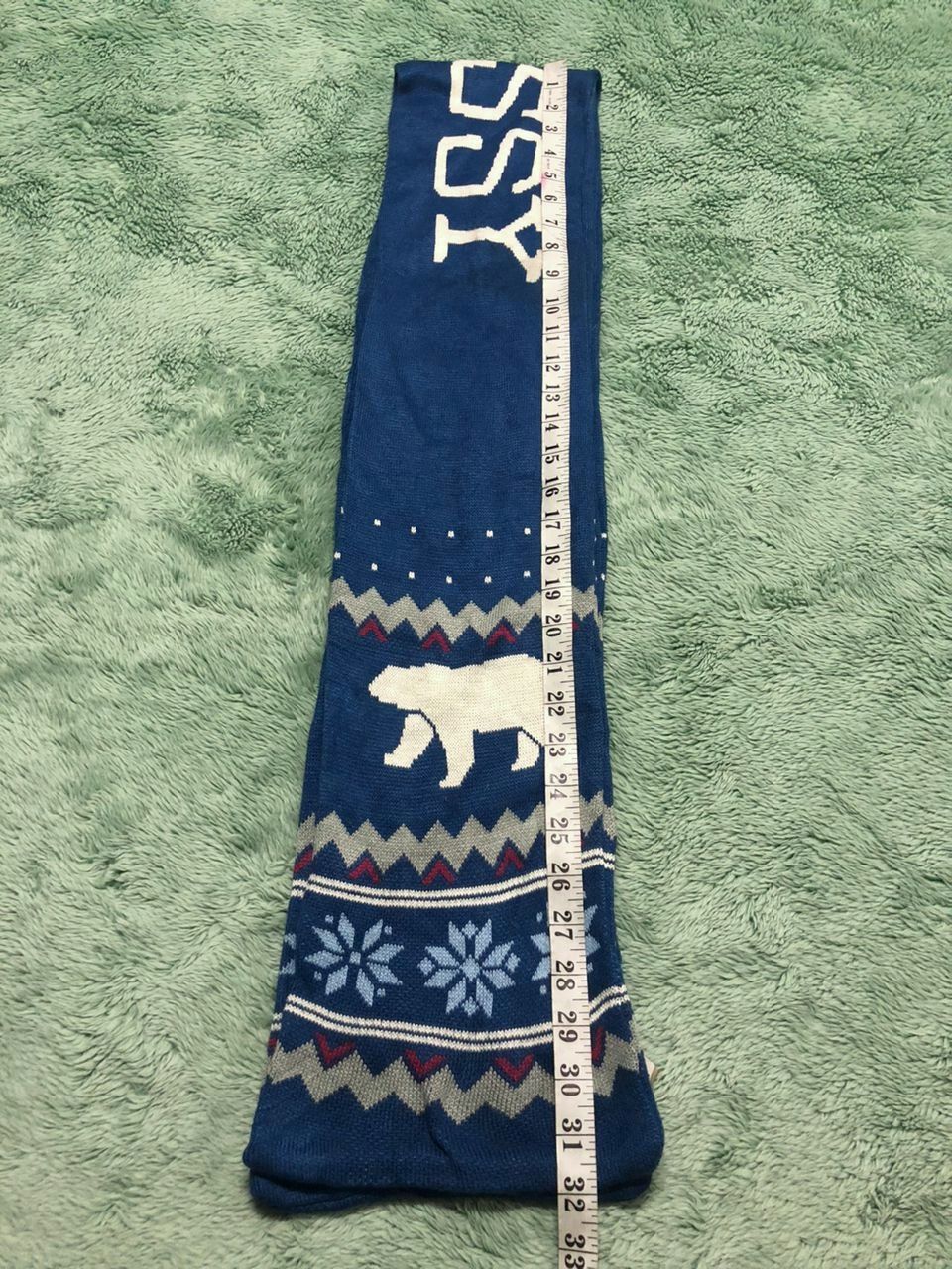 Stussy RARE💥 STUSSY BEAR SPELL OUT MUFFLER SCARF Size ONE SIZE - 6 Thumbnail