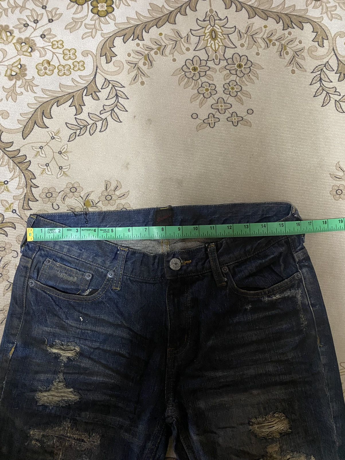 JACKROSE Japanese Brand Jack Rose Distressed Design Style Size US 31 - 16 Thumbnail