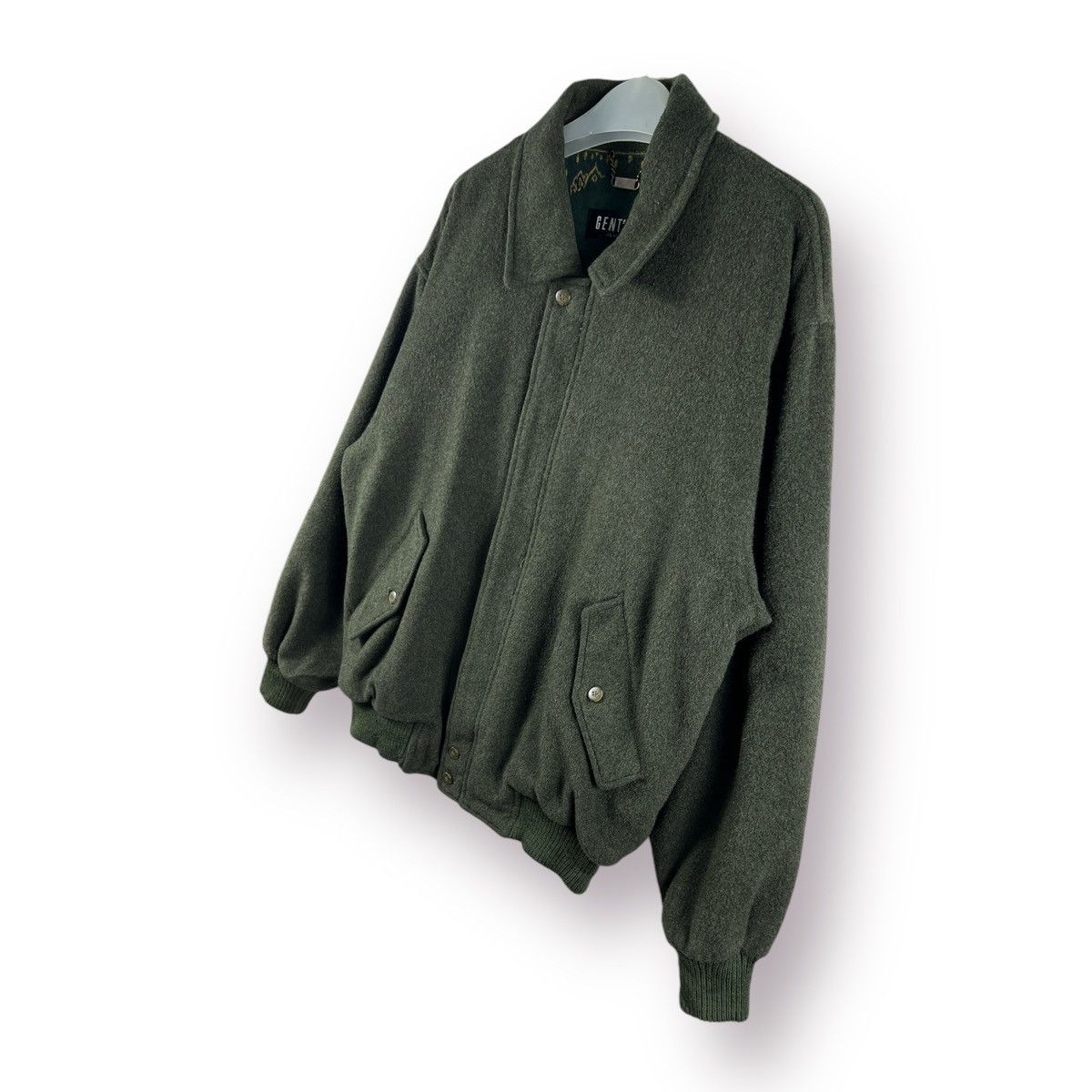 Gents × Japanese Brand 🔥 Gent's Wool Bomber jacket Size US M / EU 48-50 / 2 - 2 Thumbnail