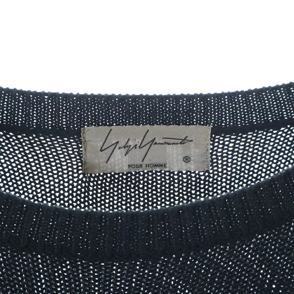 Yohji Yamamoto Yohji Yamamoto POUR HOMME 20SS / Crew neck A / Knit sweater Size US L / EU 52-54 / 3 - 7 Thumbnail