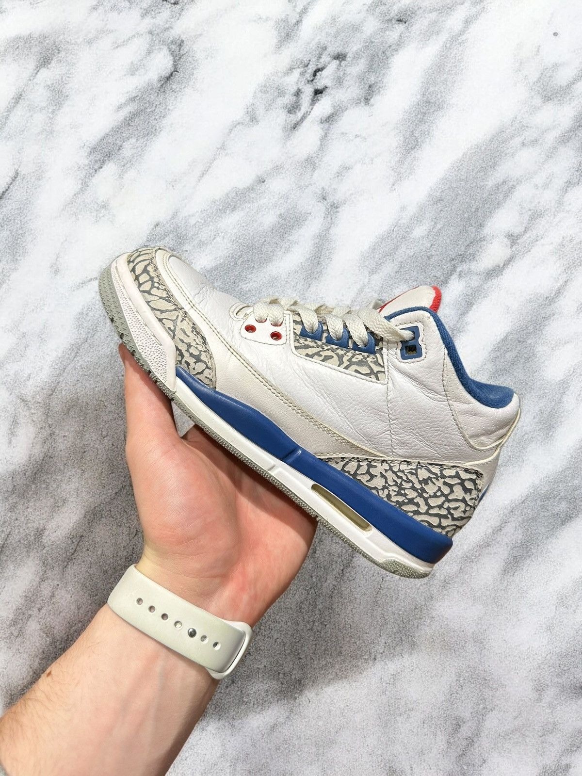 Jordan Brand × Nike Nike air Jordan 3 true blue Size US 4.5 / IT 34.5 - 4 Thumbnail