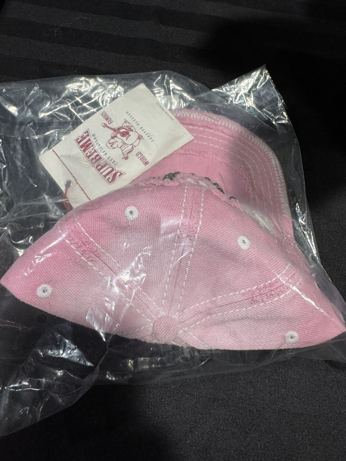 True Religion Supreme X True Religion Pink Washed Mesh back Trucker Hat Size ONE SIZE - 5 Thumbnail