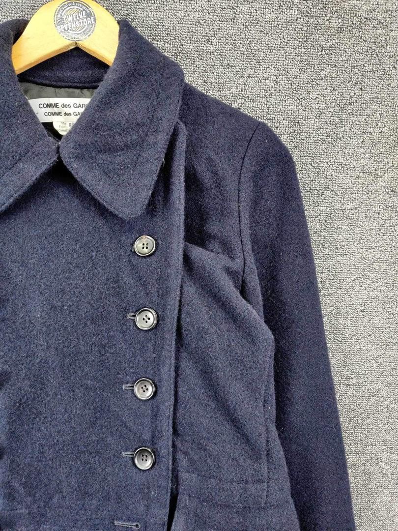 Comme des Garcons Vintage Comme Des Garcons Double Breasted Wool Coat Size US XS / EU 42 / 0 - 5 Thumbnail
